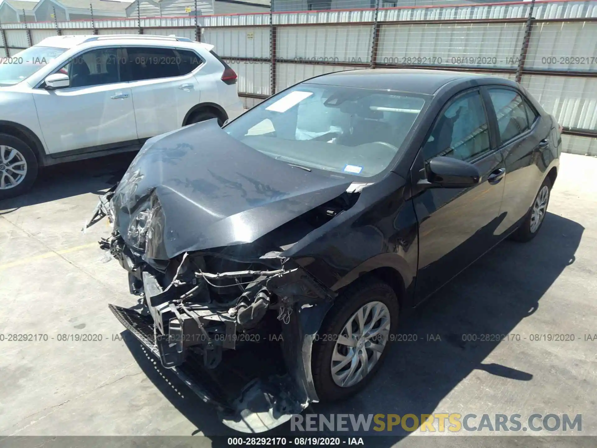 2 Photograph of a damaged car 2T1BURHE1KC212626 TOYOTA COROLLA 2019