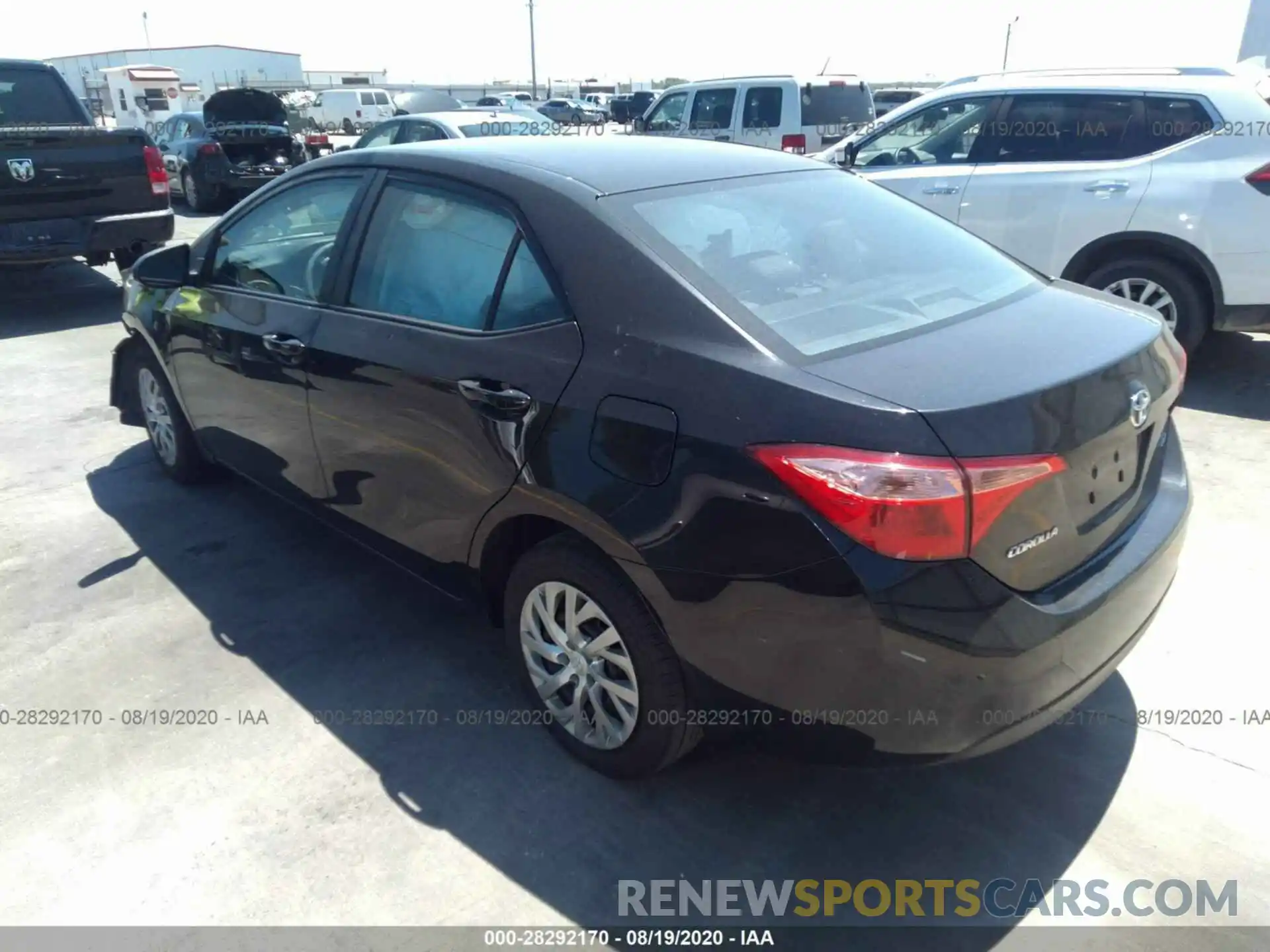 3 Photograph of a damaged car 2T1BURHE1KC212626 TOYOTA COROLLA 2019