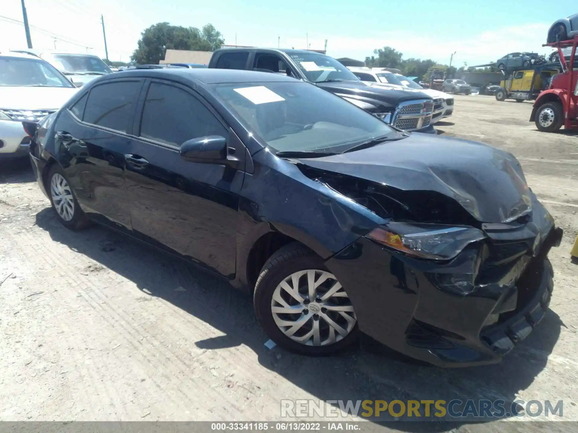 1 Photograph of a damaged car 2T1BURHE1KC212951 TOYOTA COROLLA 2019