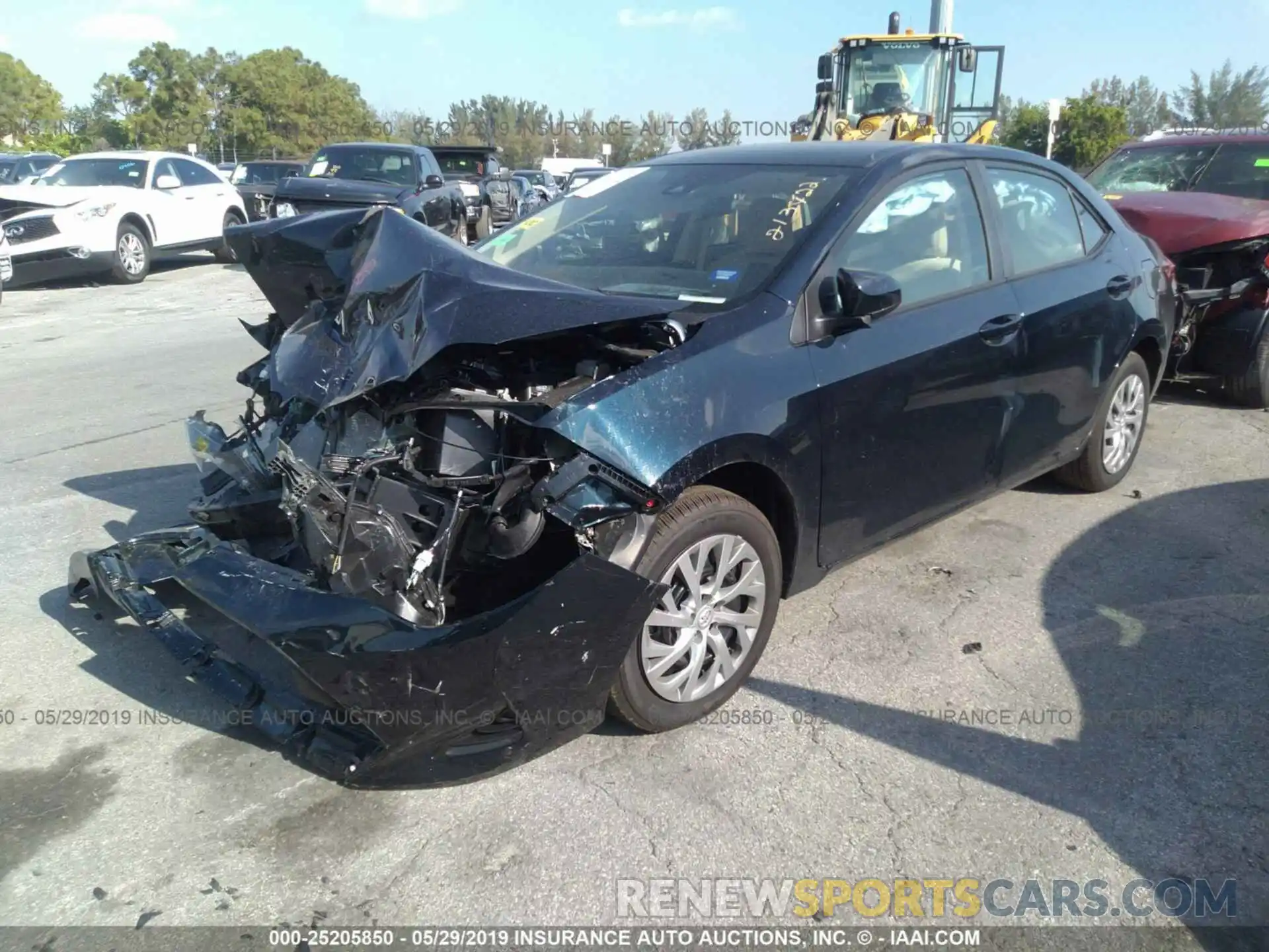 2 Photograph of a damaged car 2T1BURHE1KC213422 TOYOTA COROLLA 2019