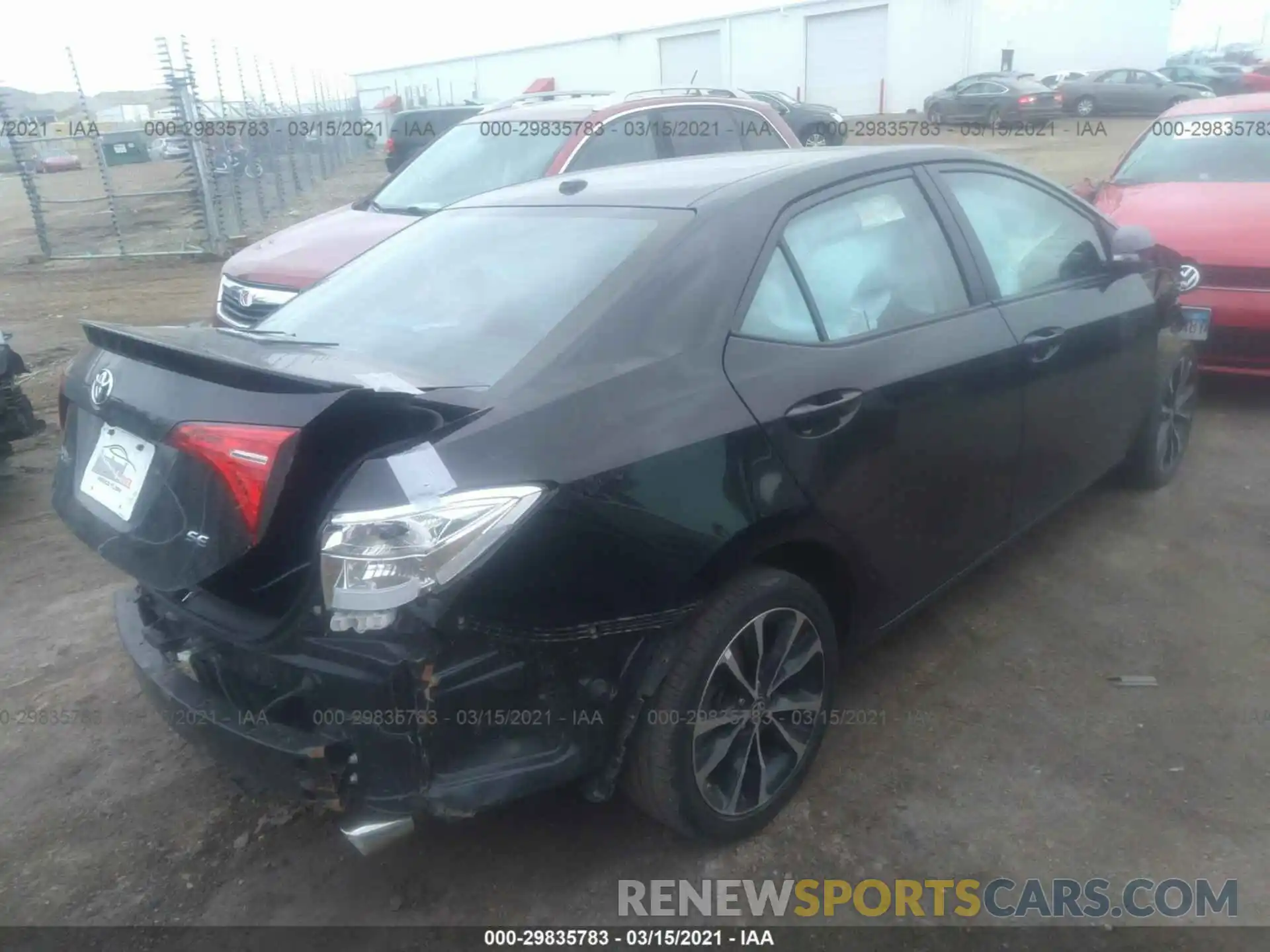 4 Photograph of a damaged car 2T1BURHE1KC213727 TOYOTA COROLLA 2019