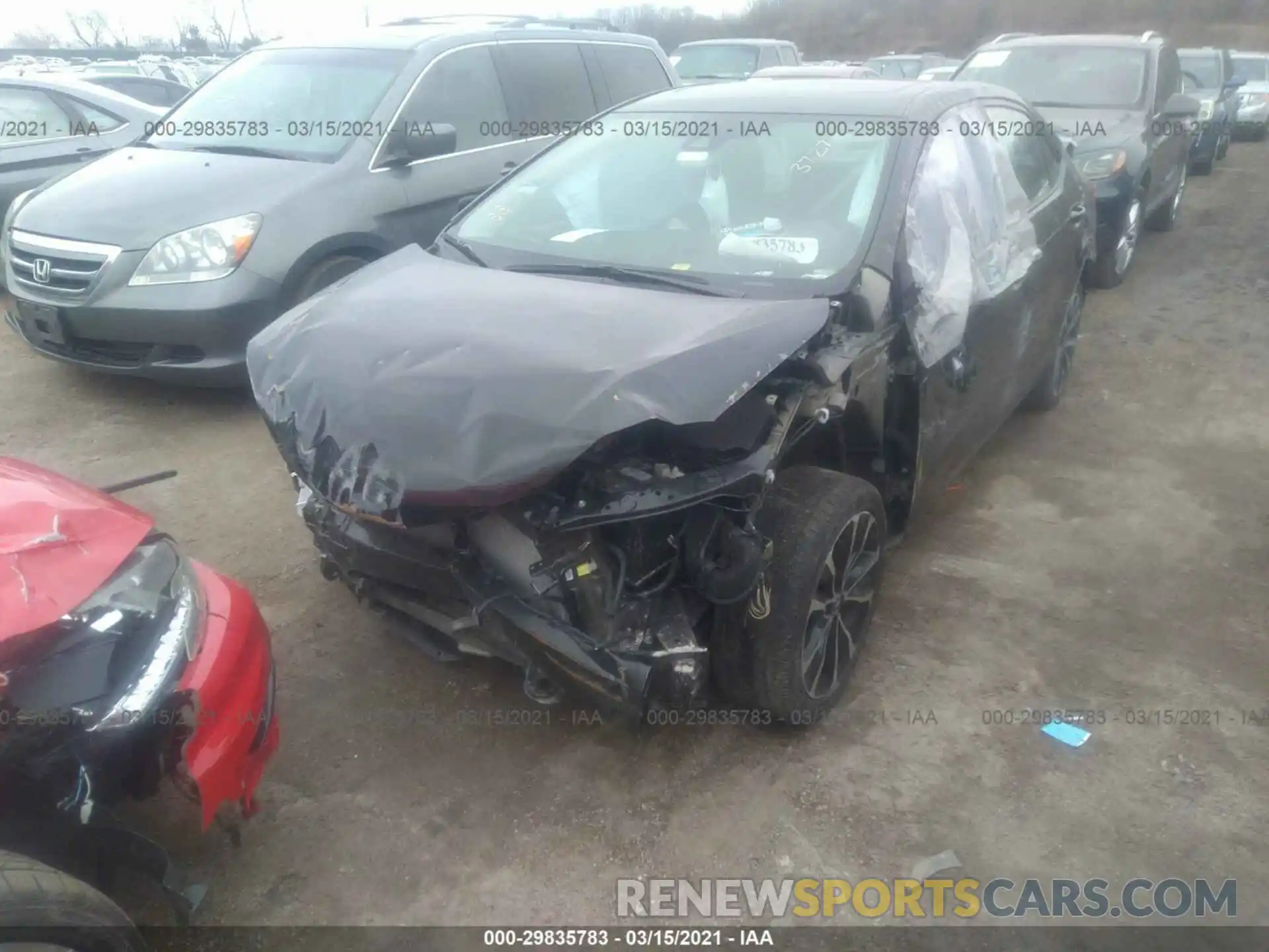 6 Photograph of a damaged car 2T1BURHE1KC213727 TOYOTA COROLLA 2019