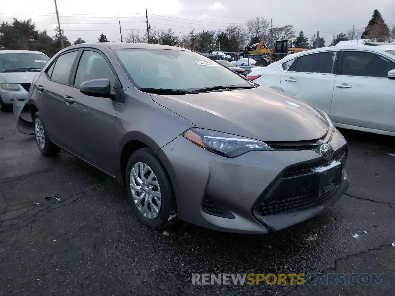 1 Photograph of a damaged car 2T1BURHE1KC213985 TOYOTA COROLLA 2019