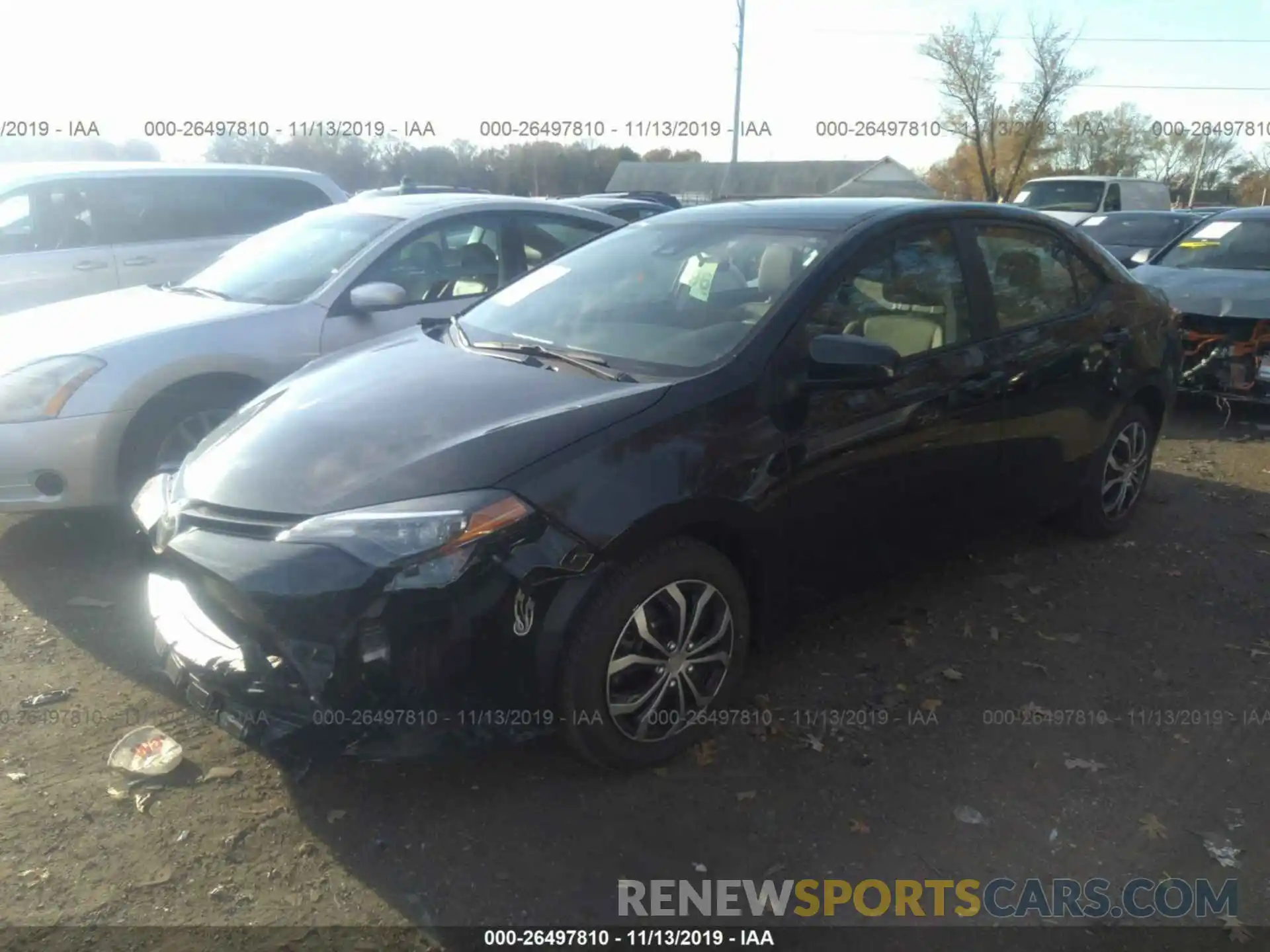 2 Photograph of a damaged car 2T1BURHE1KC214151 TOYOTA COROLLA 2019