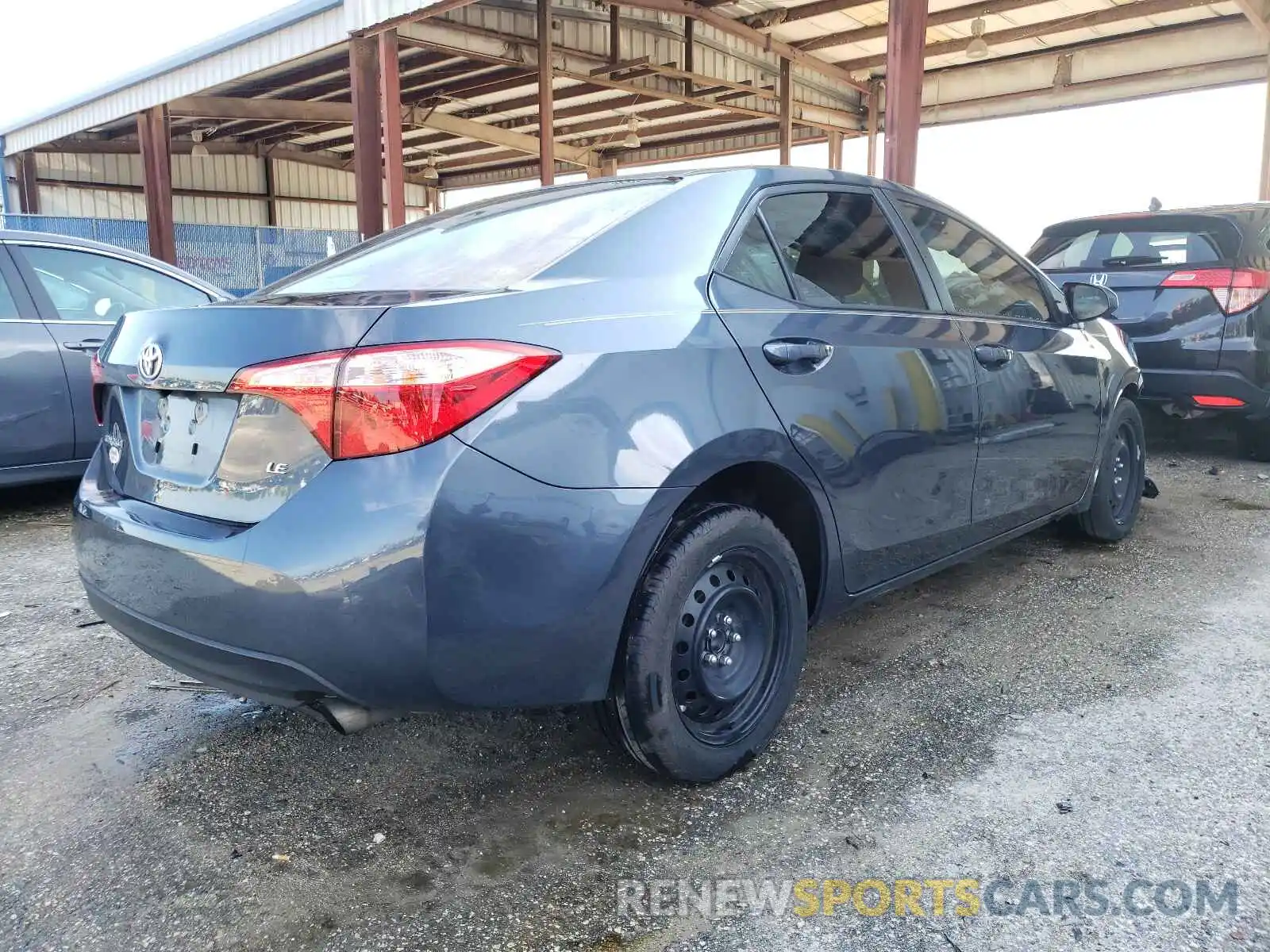 4 Photograph of a damaged car 2T1BURHE1KC214375 TOYOTA COROLLA 2019