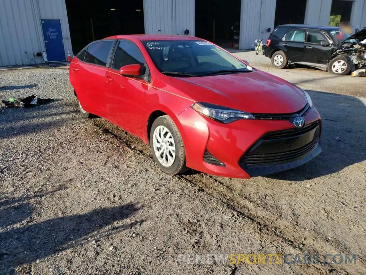 1 Photograph of a damaged car 2T1BURHE1KC214862 TOYOTA COROLLA 2019