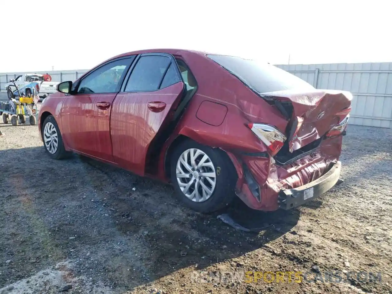 3 Photograph of a damaged car 2T1BURHE1KC214862 TOYOTA COROLLA 2019