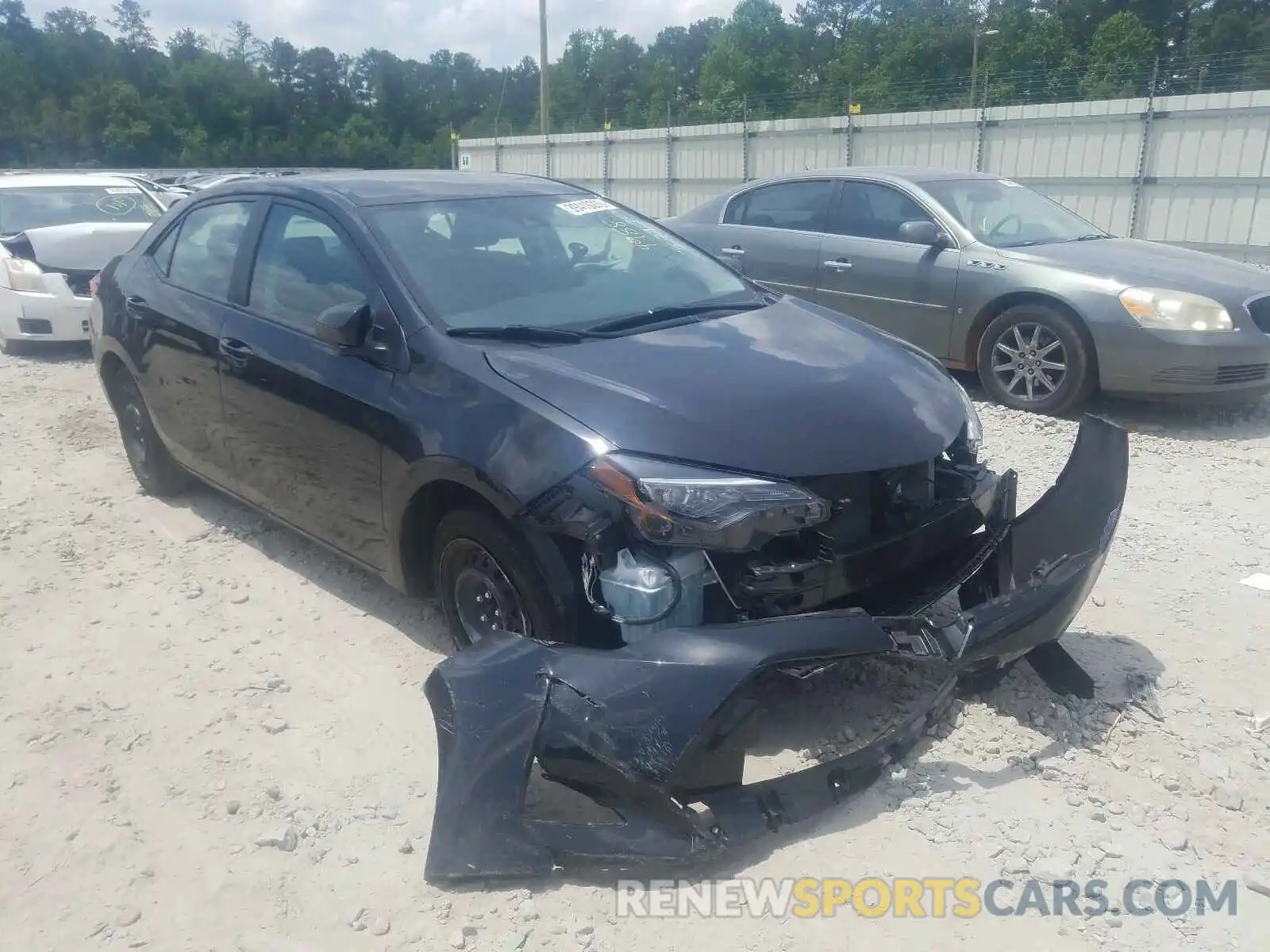 1 Photograph of a damaged car 2T1BURHE1KC214988 TOYOTA COROLLA 2019