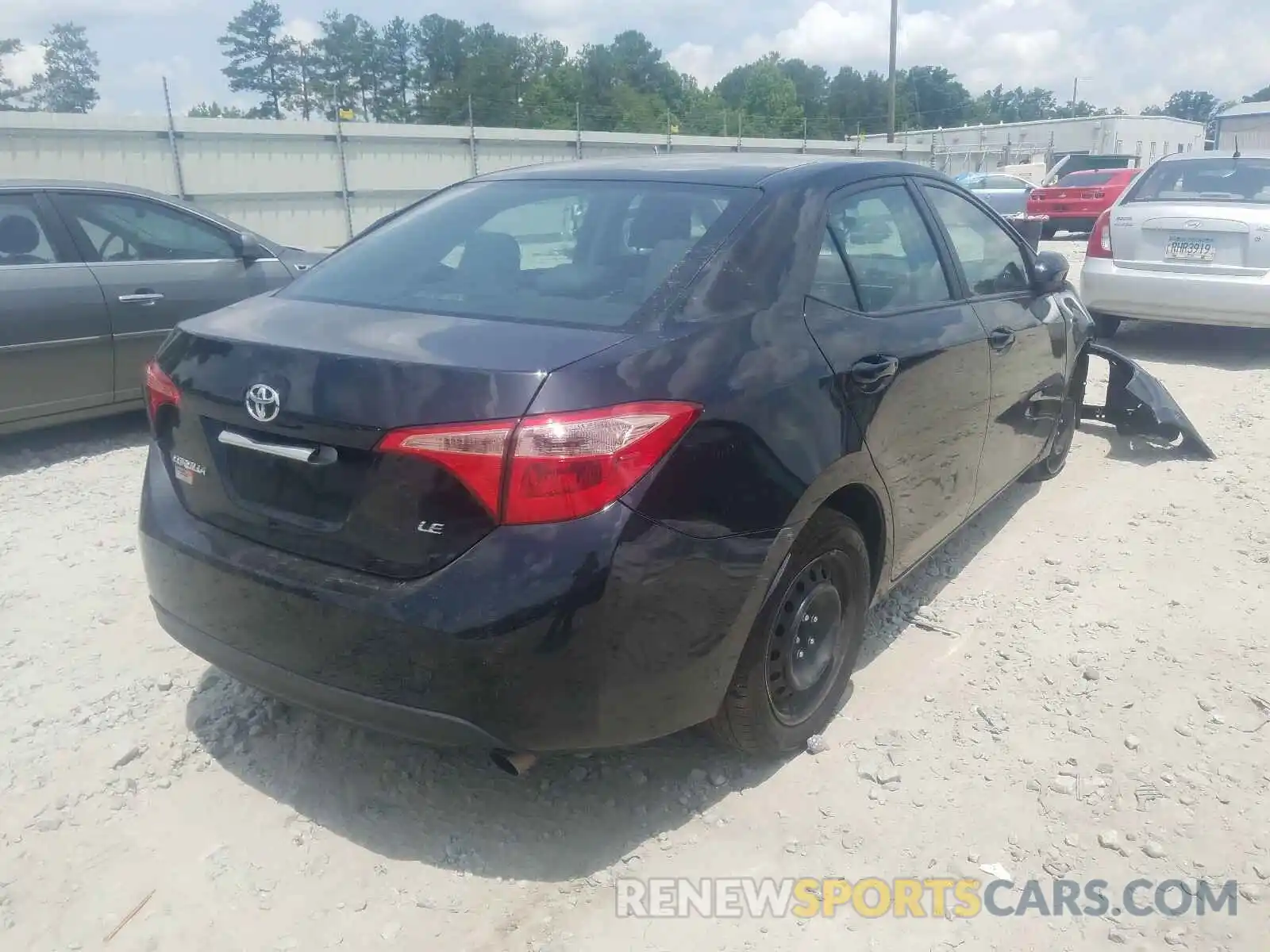 4 Photograph of a damaged car 2T1BURHE1KC214988 TOYOTA COROLLA 2019