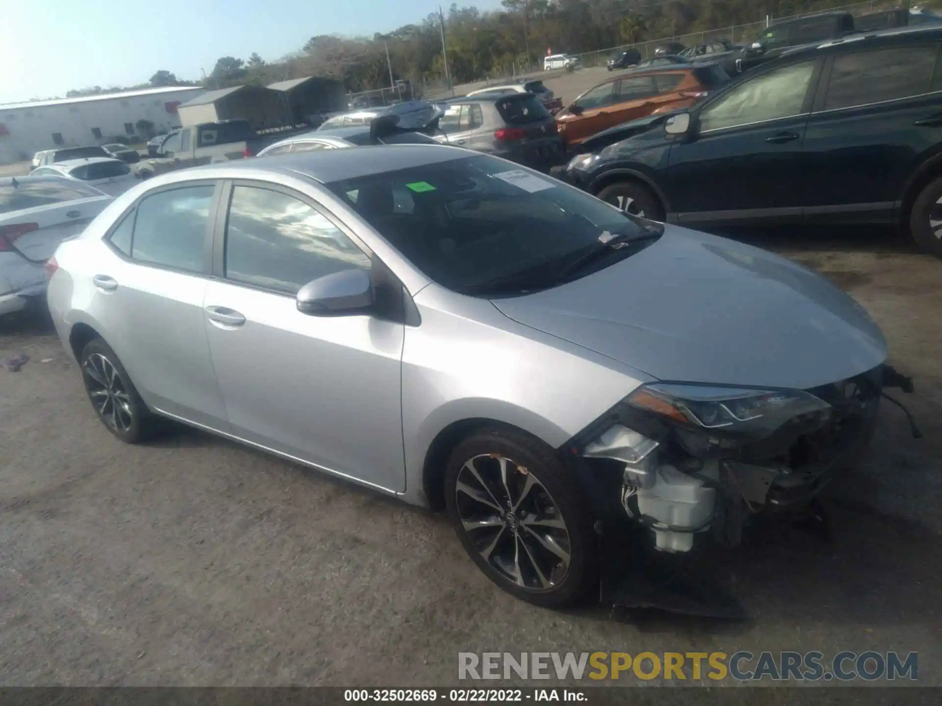 1 Photograph of a damaged car 2T1BURHE1KC215493 TOYOTA COROLLA 2019