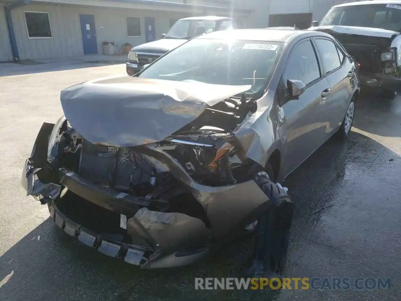 2 Photograph of a damaged car 2T1BURHE1KC215610 TOYOTA COROLLA 2019