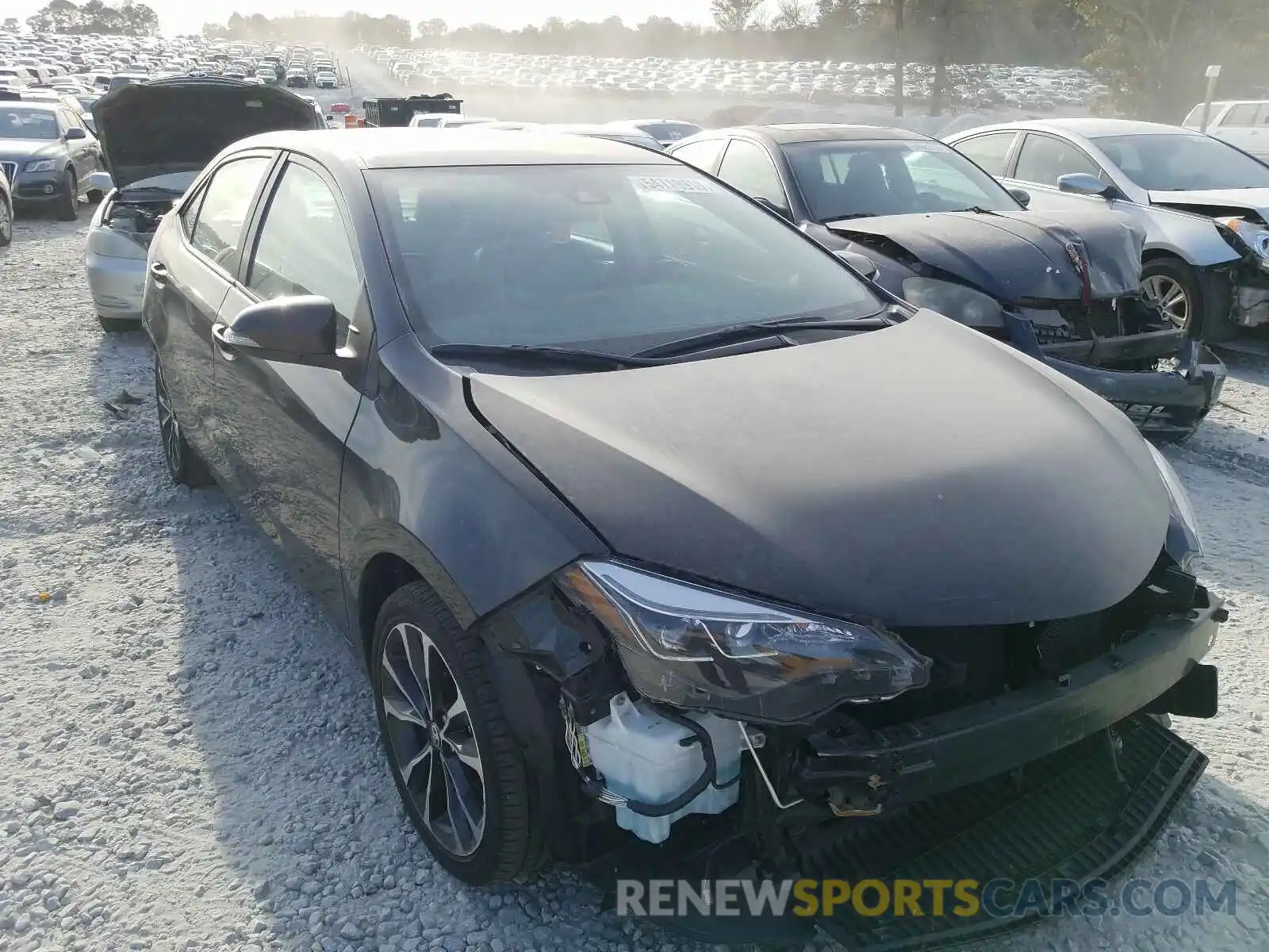 1 Photograph of a damaged car 2T1BURHE1KC215624 TOYOTA COROLLA 2019