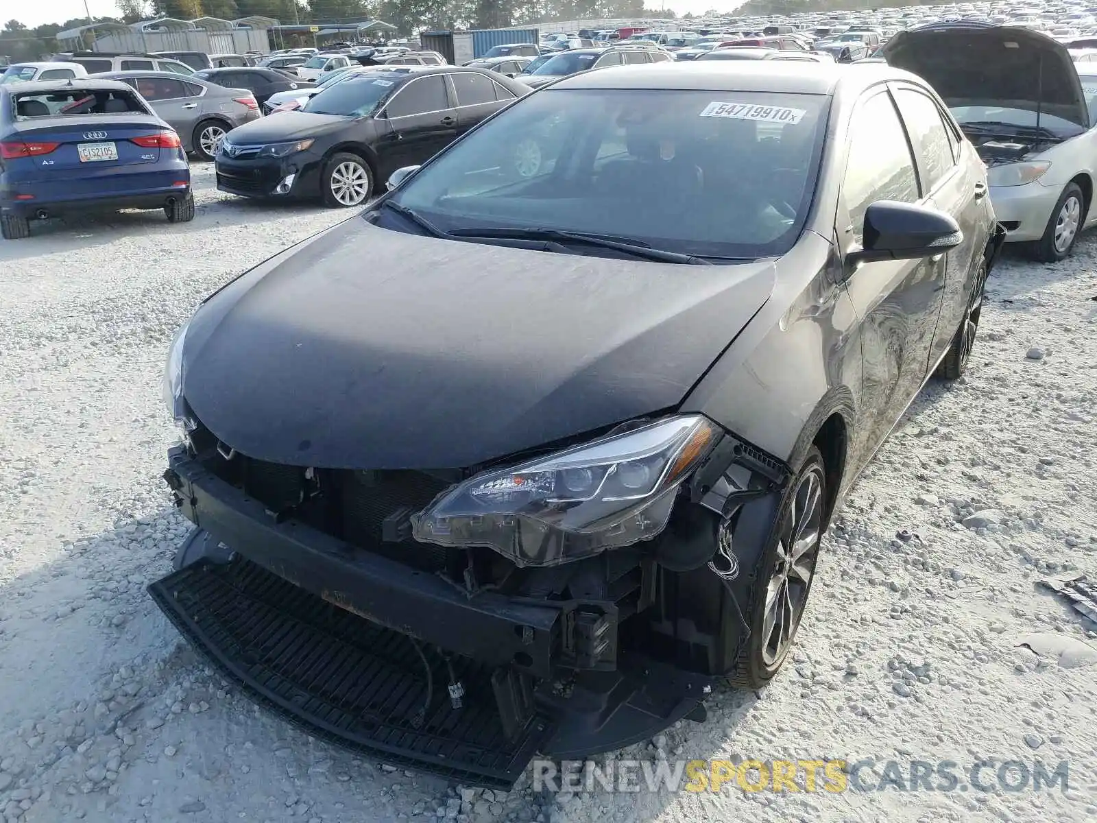 2 Photograph of a damaged car 2T1BURHE1KC215624 TOYOTA COROLLA 2019