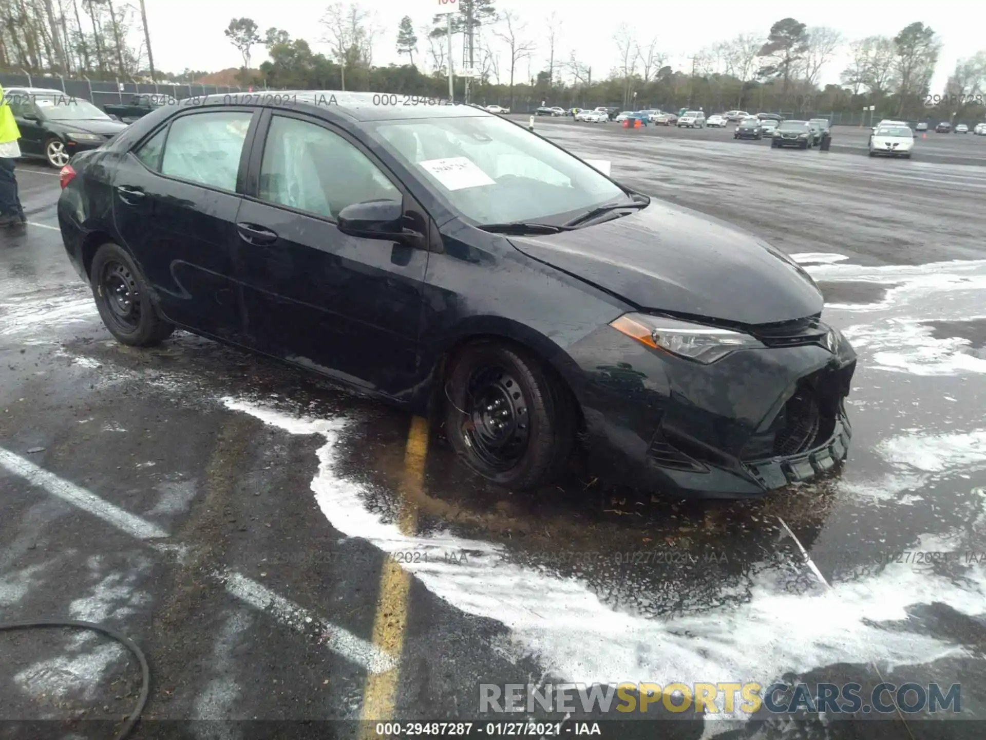 1 Photograph of a damaged car 2T1BURHE1KC215655 TOYOTA COROLLA 2019