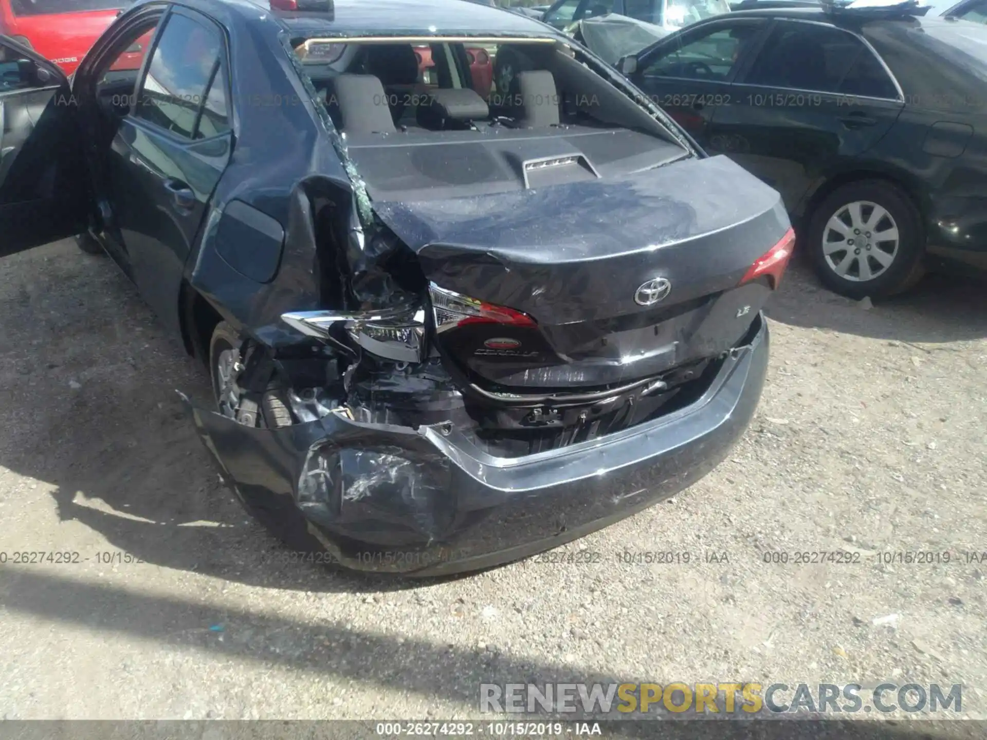 6 Photograph of a damaged car 2T1BURHE1KC215803 TOYOTA COROLLA 2019