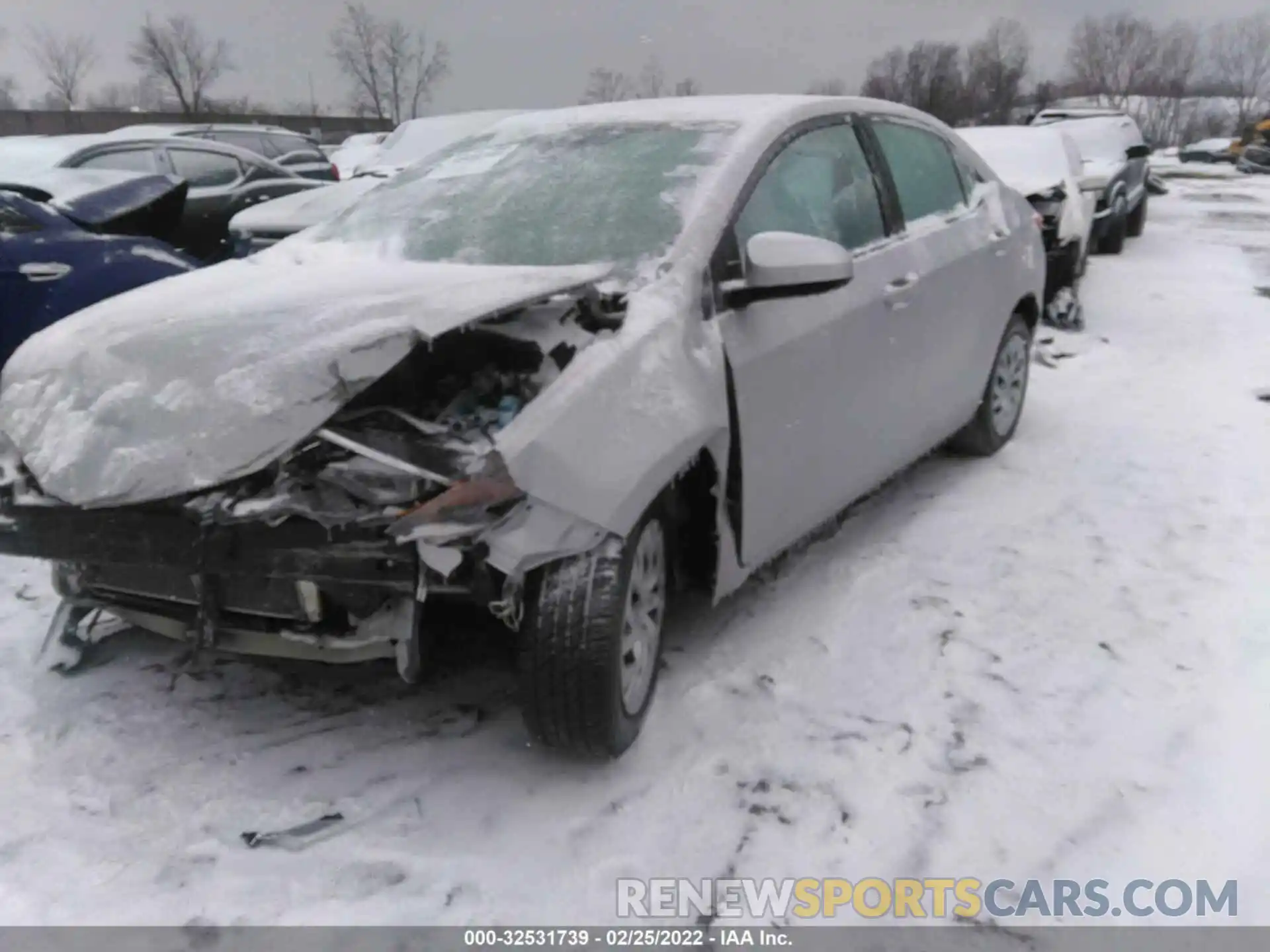 2 Photograph of a damaged car 2T1BURHE1KC215915 TOYOTA COROLLA 2019