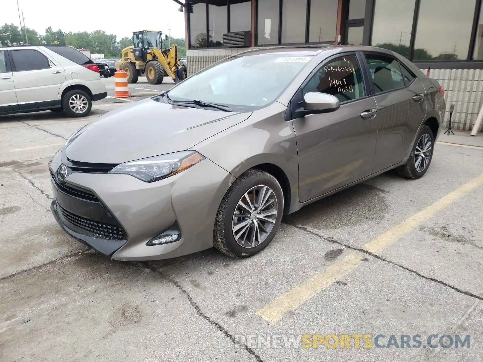 2 Photograph of a damaged car 2T1BURHE1KC216272 TOYOTA COROLLA 2019