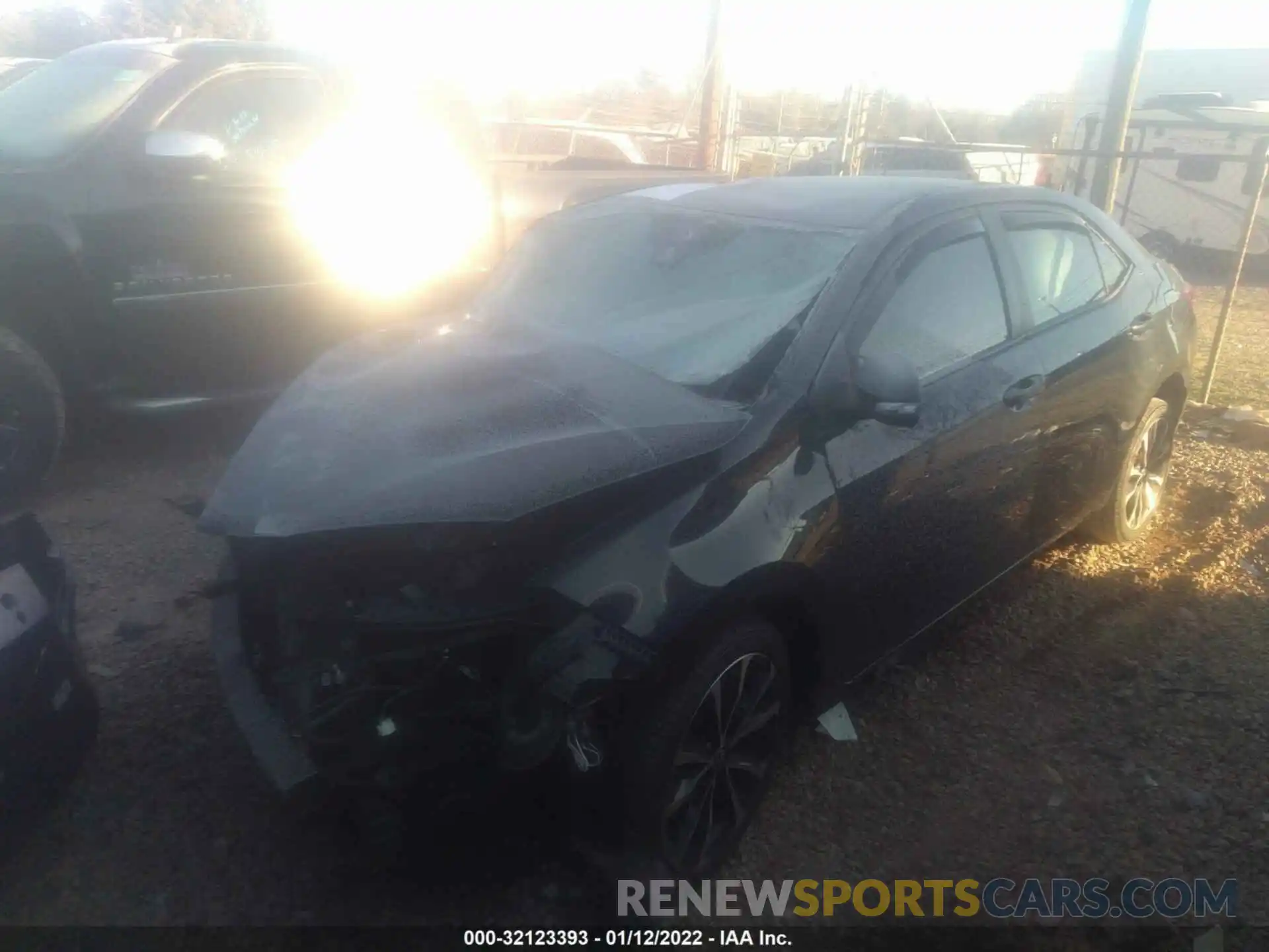 2 Photograph of a damaged car 2T1BURHE1KC216482 TOYOTA COROLLA 2019