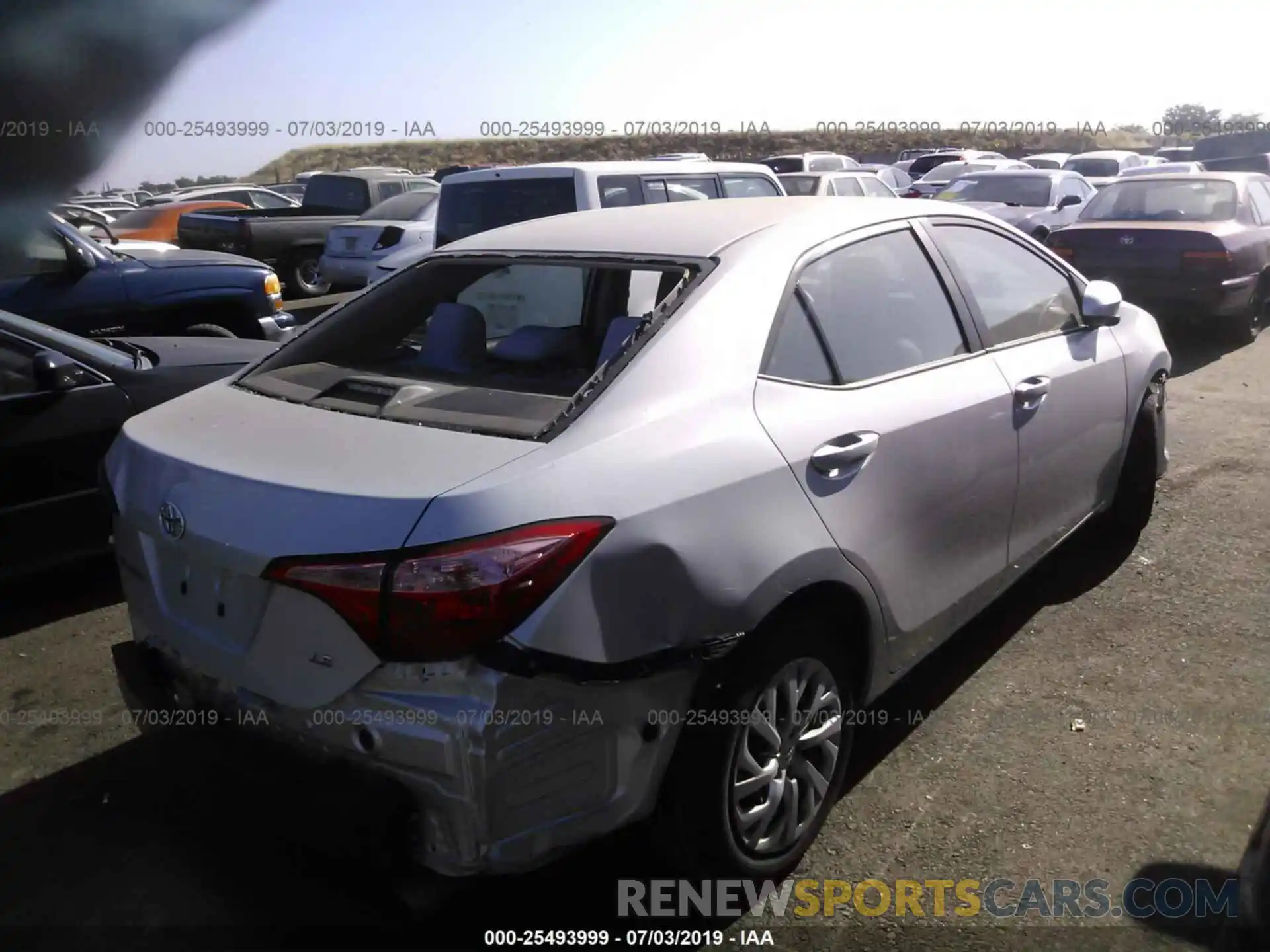 4 Photograph of a damaged car 2T1BURHE1KC216708 TOYOTA COROLLA 2019