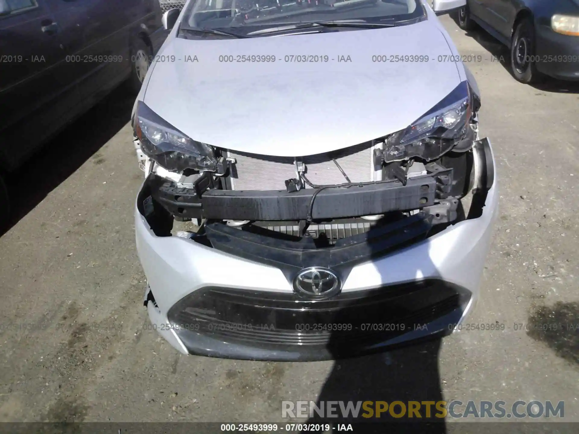 6 Photograph of a damaged car 2T1BURHE1KC216708 TOYOTA COROLLA 2019