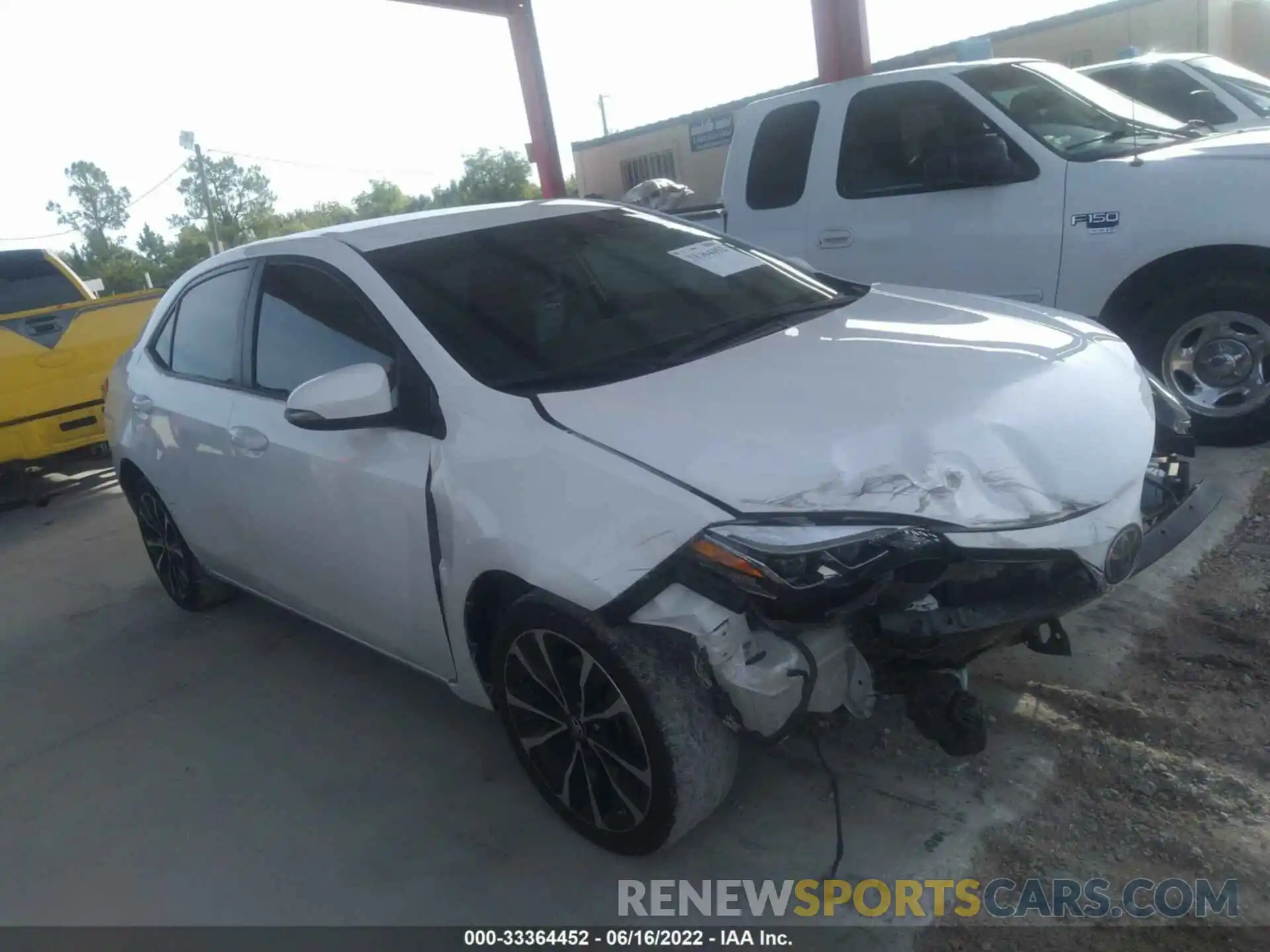 1 Photograph of a damaged car 2T1BURHE1KC217048 TOYOTA COROLLA 2019