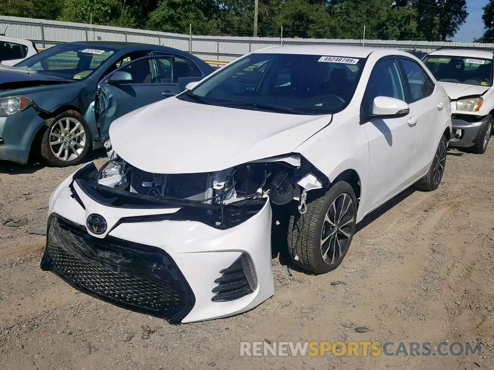 2 Photograph of a damaged car 2T1BURHE1KC217566 TOYOTA COROLLA 2019