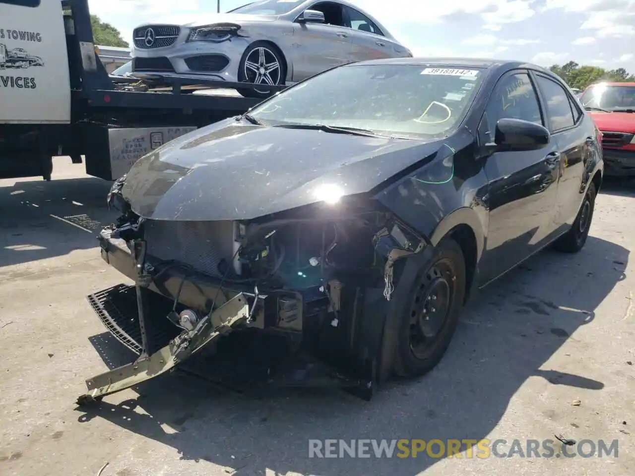 2 Photograph of a damaged car 2T1BURHE1KC217647 TOYOTA COROLLA 2019