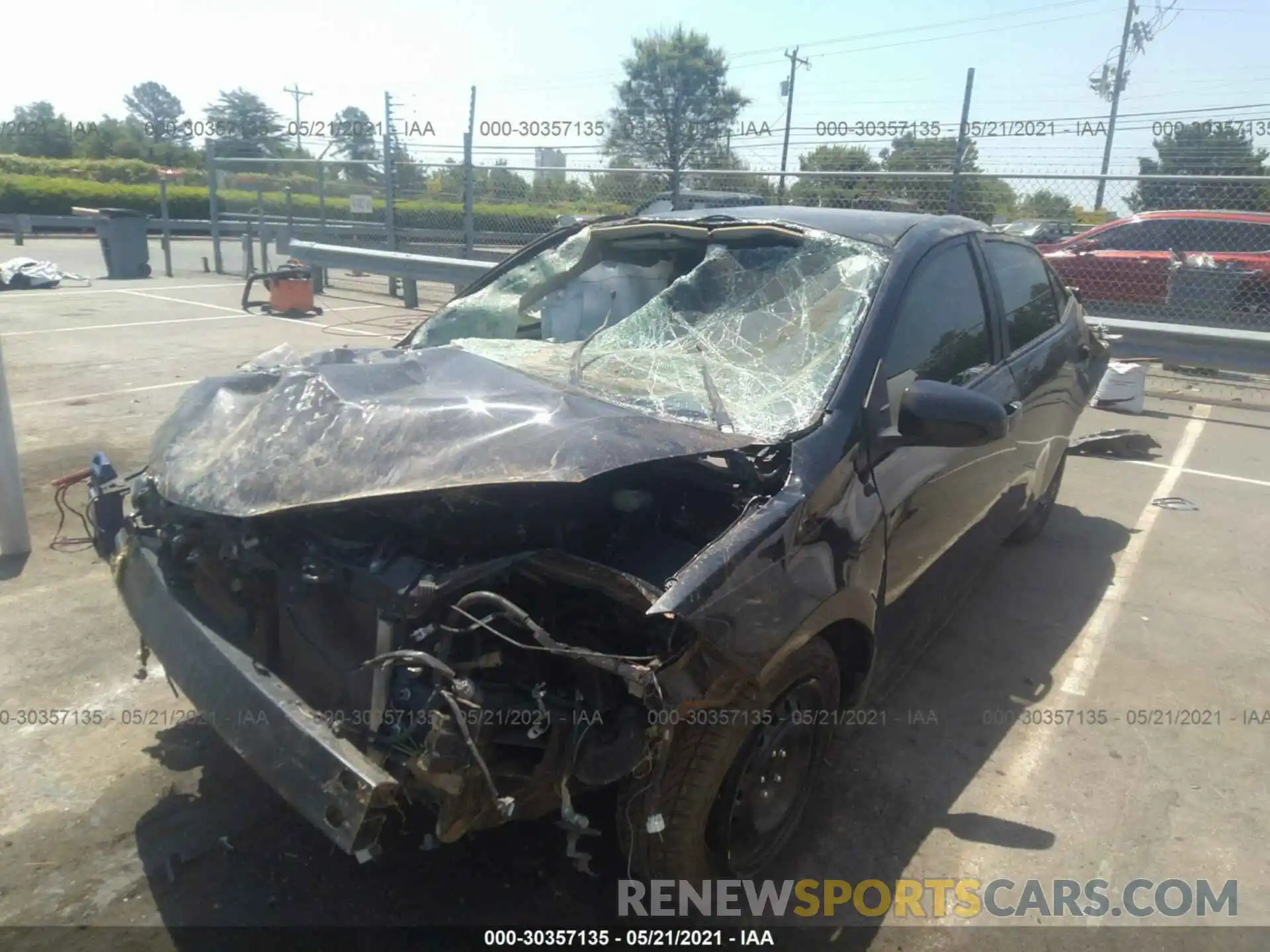 2 Photograph of a damaged car 2T1BURHE1KC218474 TOYOTA COROLLA 2019