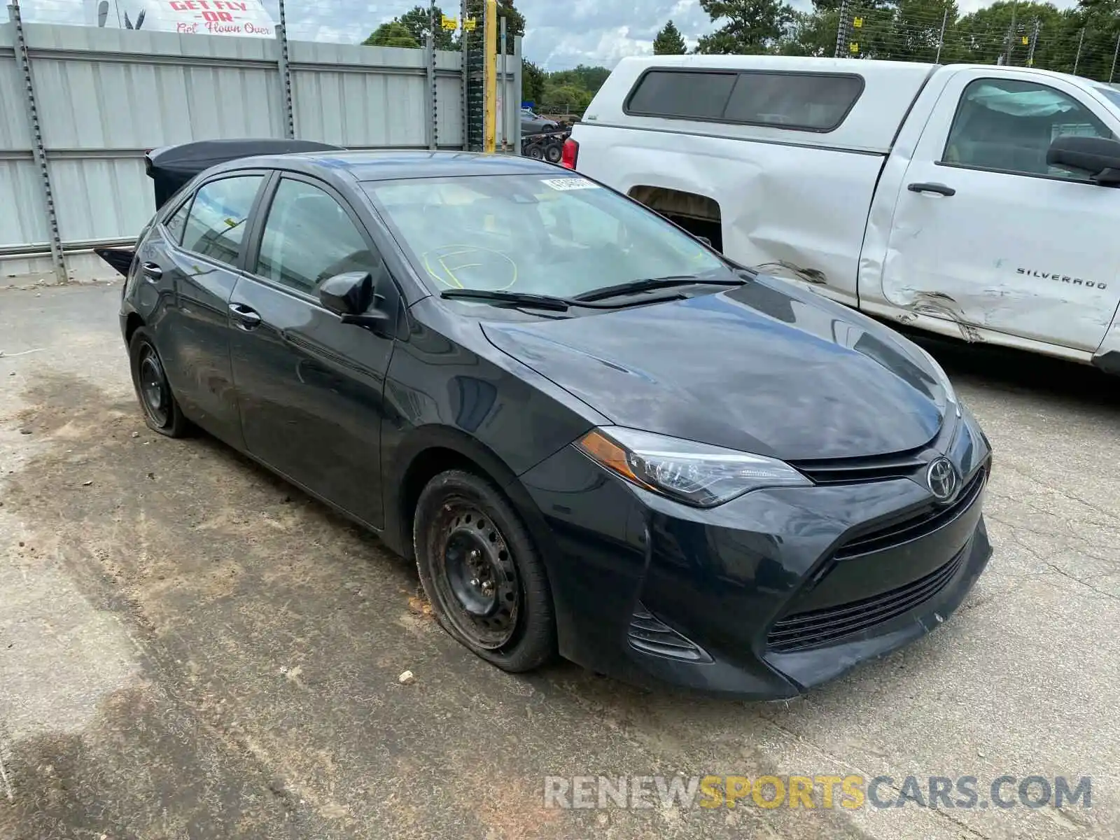 1 Photograph of a damaged car 2T1BURHE1KC218538 TOYOTA COROLLA 2019