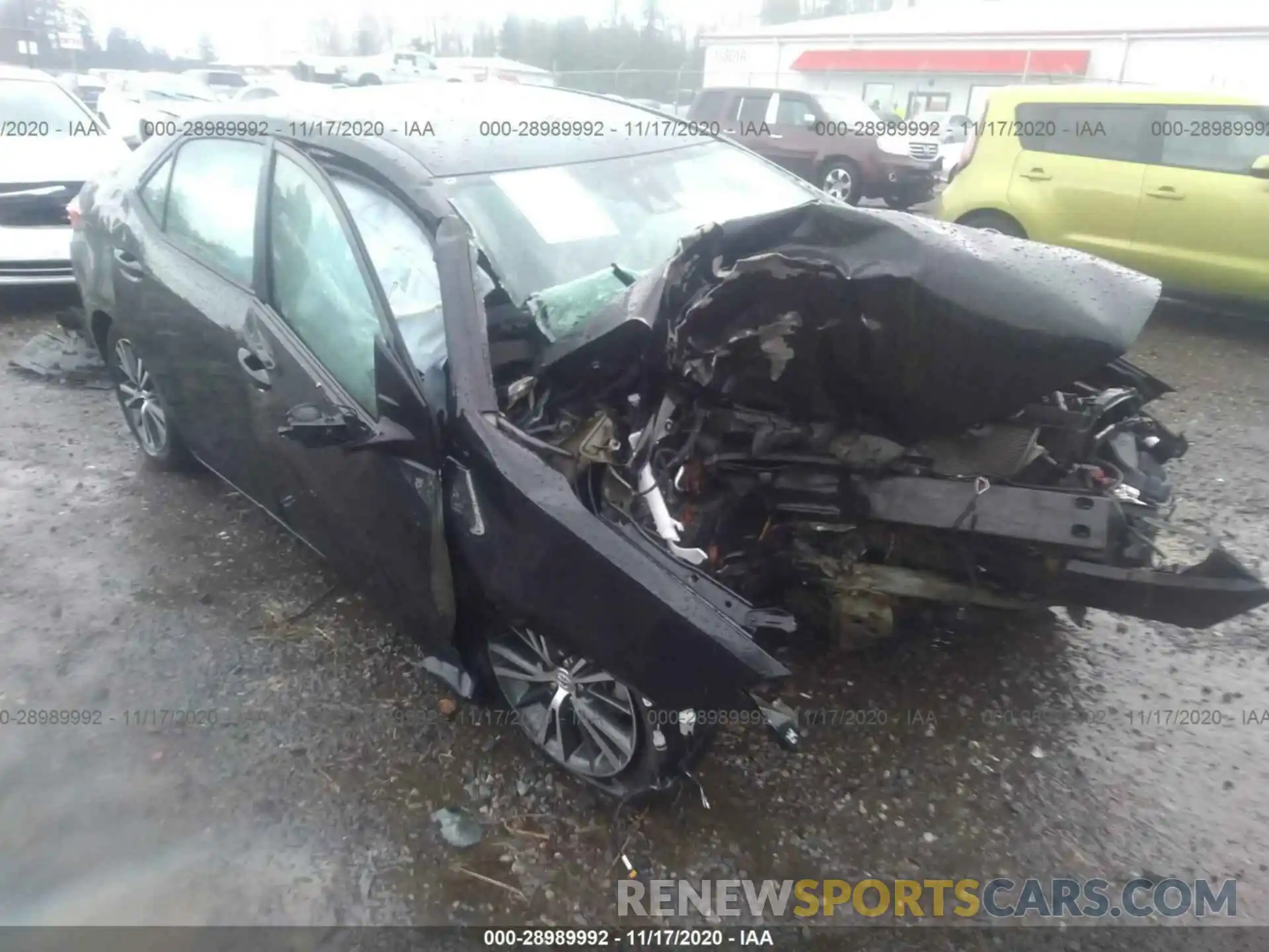 1 Photograph of a damaged car 2T1BURHE1KC218698 TOYOTA COROLLA 2019