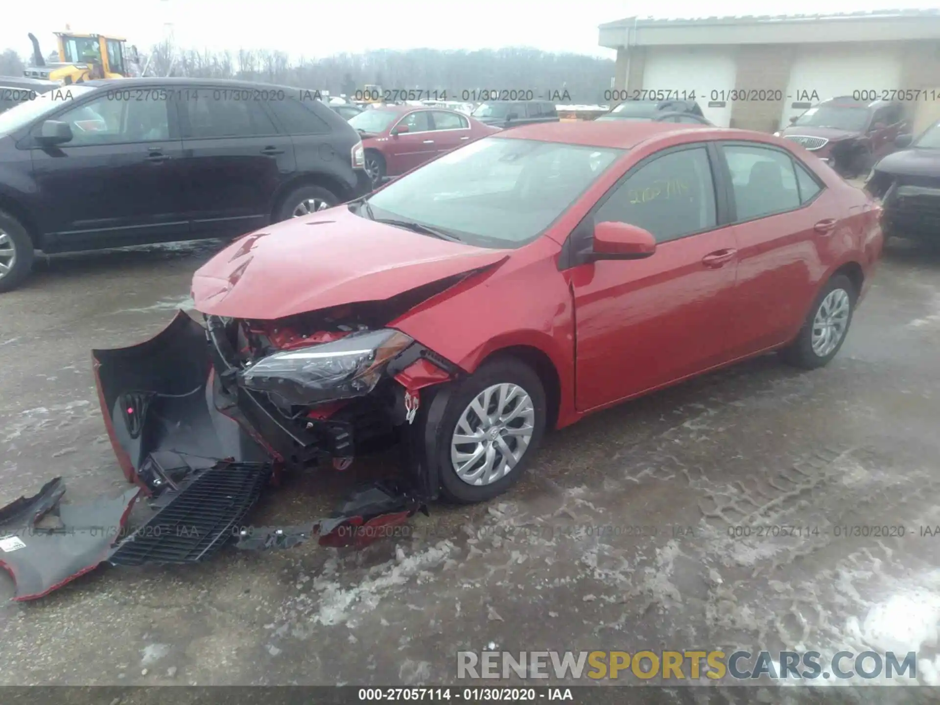 2 Photograph of a damaged car 2T1BURHE1KC218734 TOYOTA COROLLA 2019