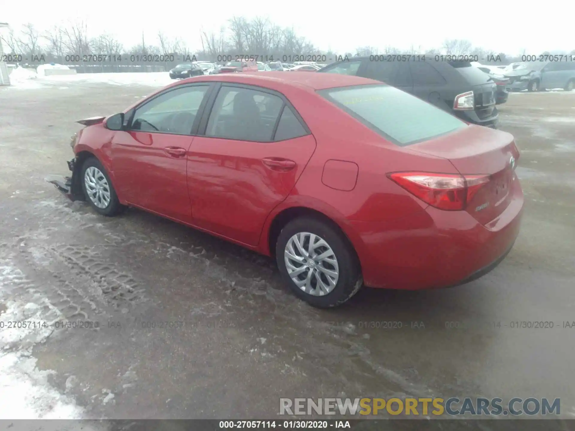 3 Photograph of a damaged car 2T1BURHE1KC218734 TOYOTA COROLLA 2019