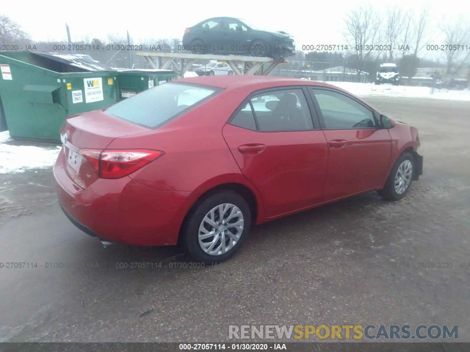 4 Photograph of a damaged car 2T1BURHE1KC218734 TOYOTA COROLLA 2019