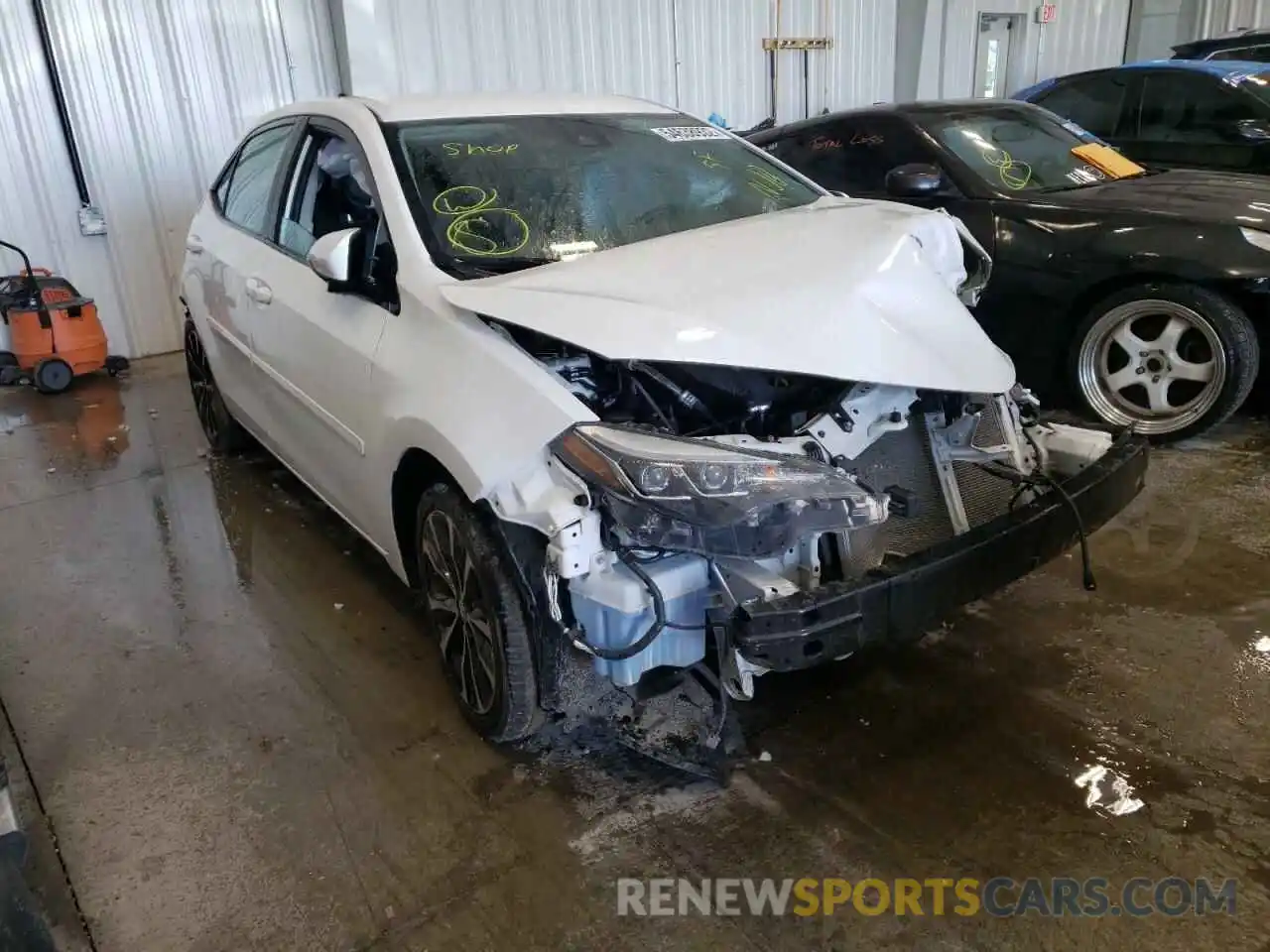 1 Photograph of a damaged car 2T1BURHE1KC218751 TOYOTA COROLLA 2019