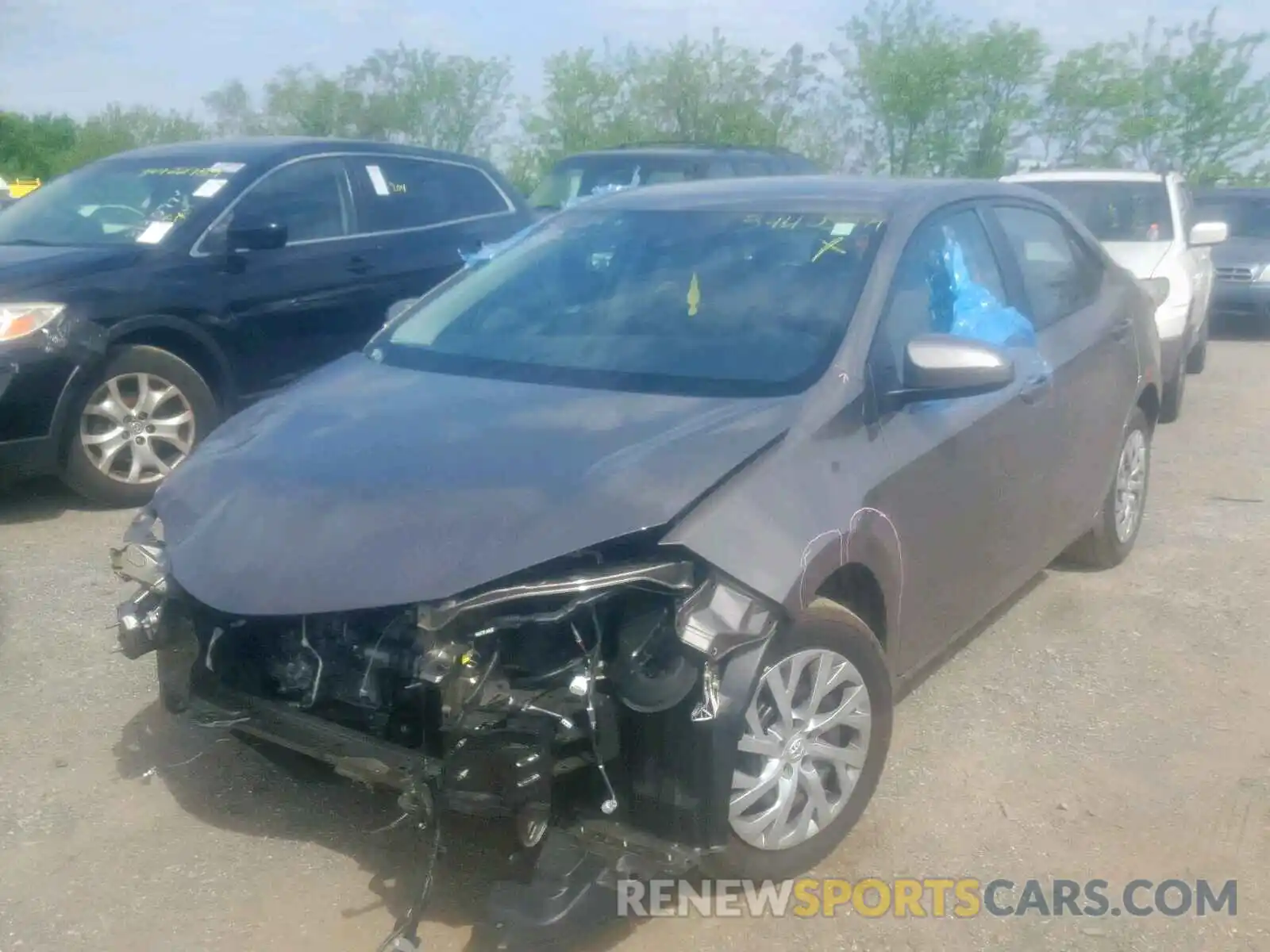 2 Photograph of a damaged car 2T1BURHE1KC218930 TOYOTA COROLLA 2019