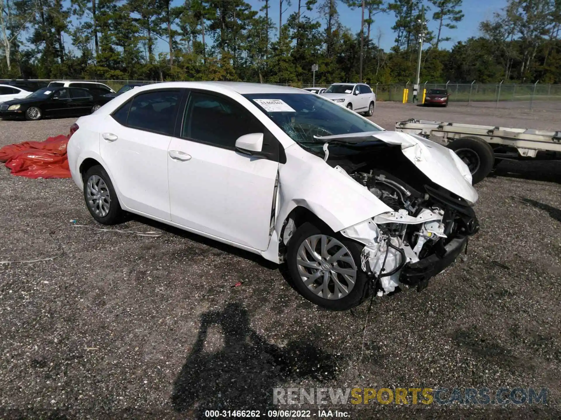 1 Photograph of a damaged car 2T1BURHE1KC220029 TOYOTA COROLLA 2019