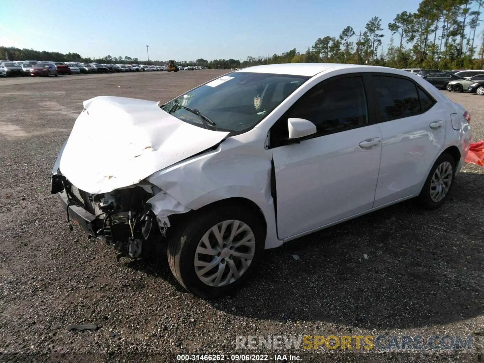 2 Photograph of a damaged car 2T1BURHE1KC220029 TOYOTA COROLLA 2019