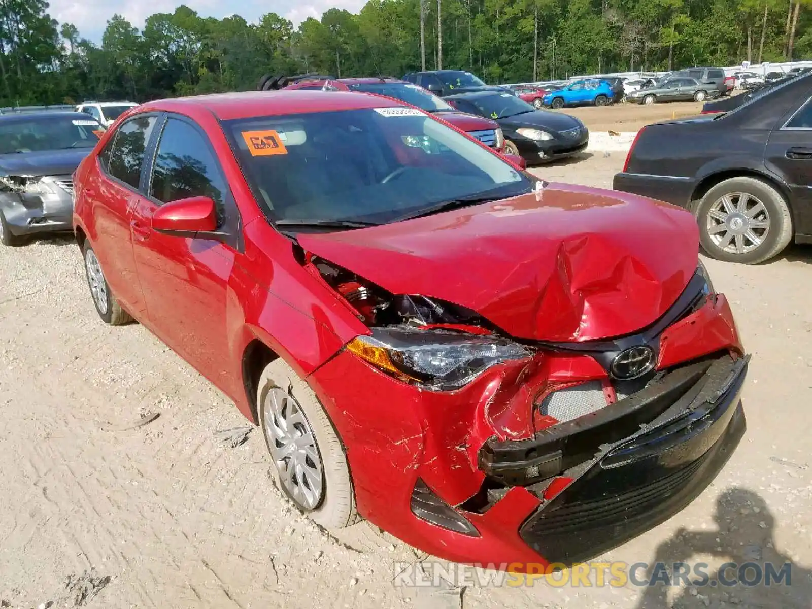 1 Photograph of a damaged car 2T1BURHE1KC220838 TOYOTA COROLLA 2019