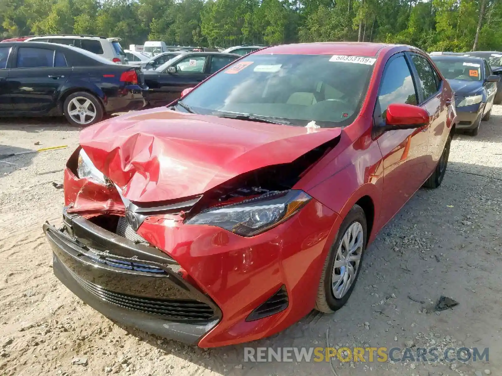 2 Photograph of a damaged car 2T1BURHE1KC220838 TOYOTA COROLLA 2019