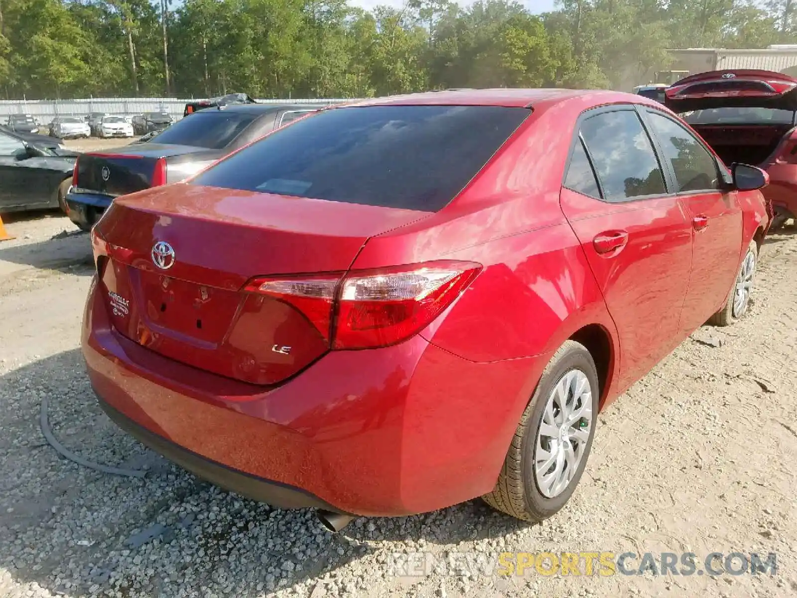 4 Photograph of a damaged car 2T1BURHE1KC220838 TOYOTA COROLLA 2019