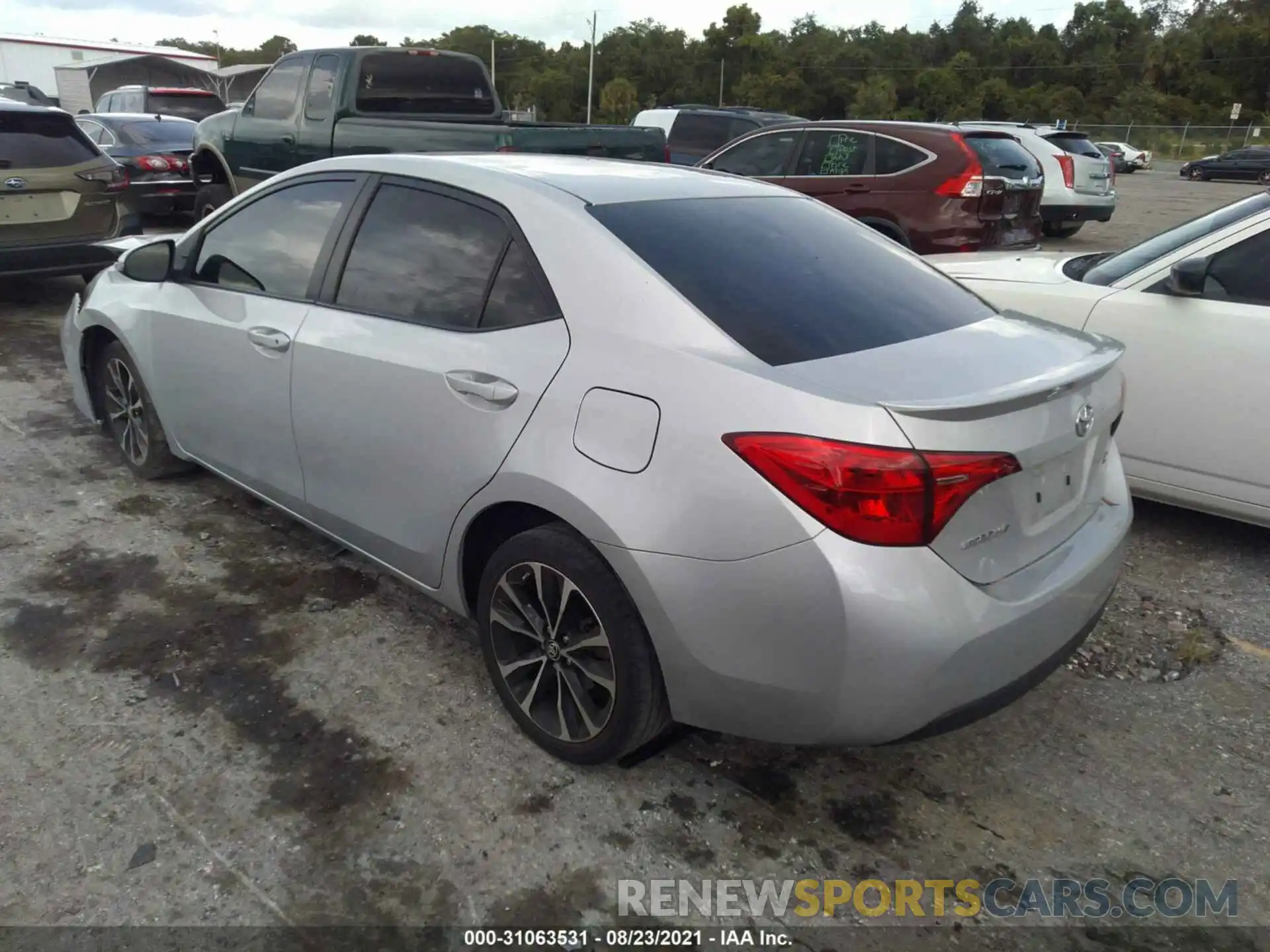 3 Photograph of a damaged car 2T1BURHE1KC221410 TOYOTA COROLLA 2019