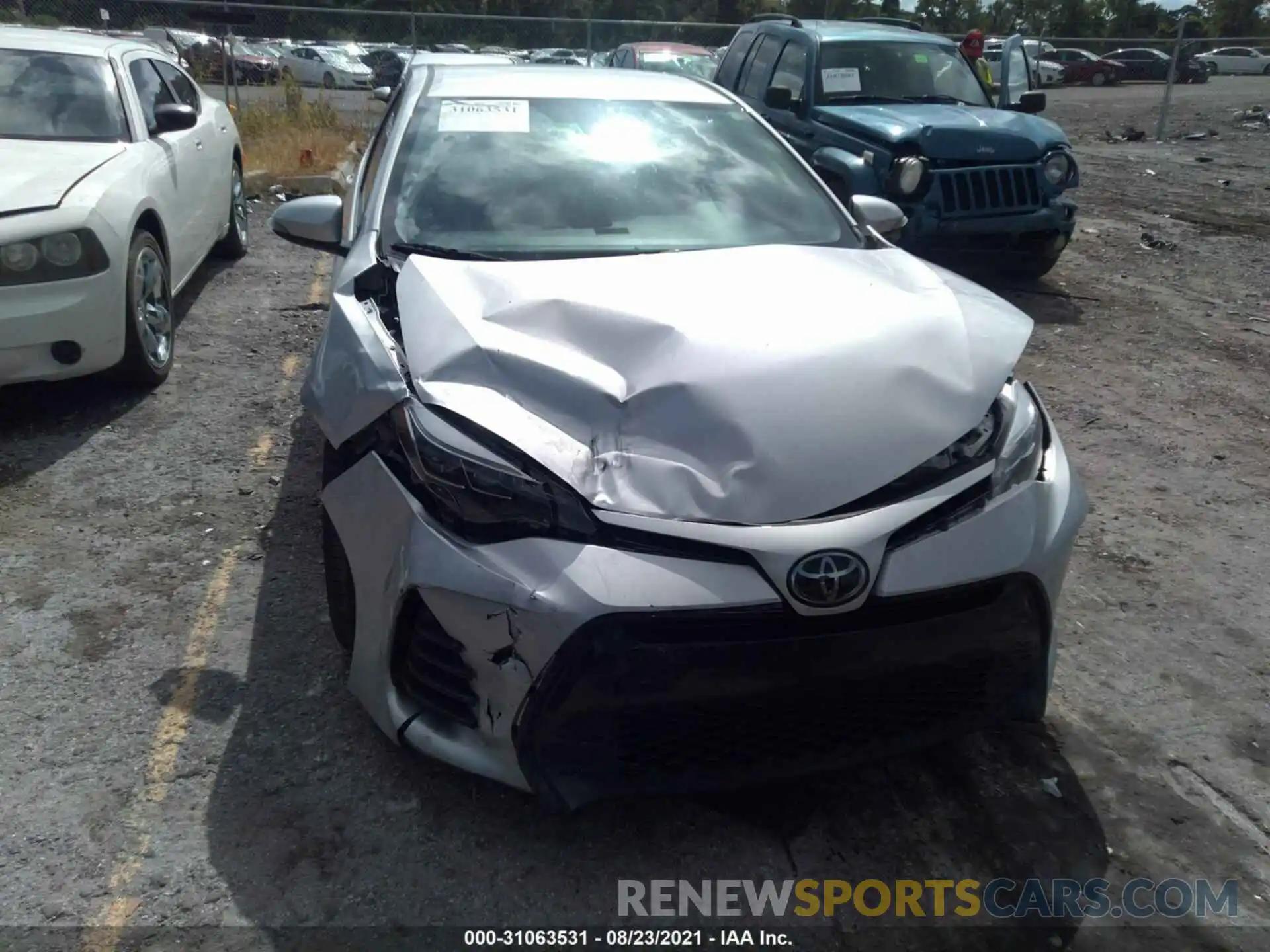 6 Photograph of a damaged car 2T1BURHE1KC221410 TOYOTA COROLLA 2019