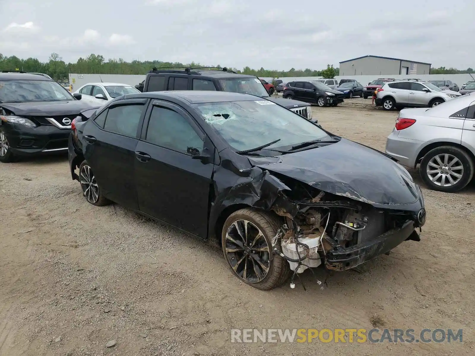 1 Photograph of a damaged car 2T1BURHE1KC221911 TOYOTA COROLLA 2019