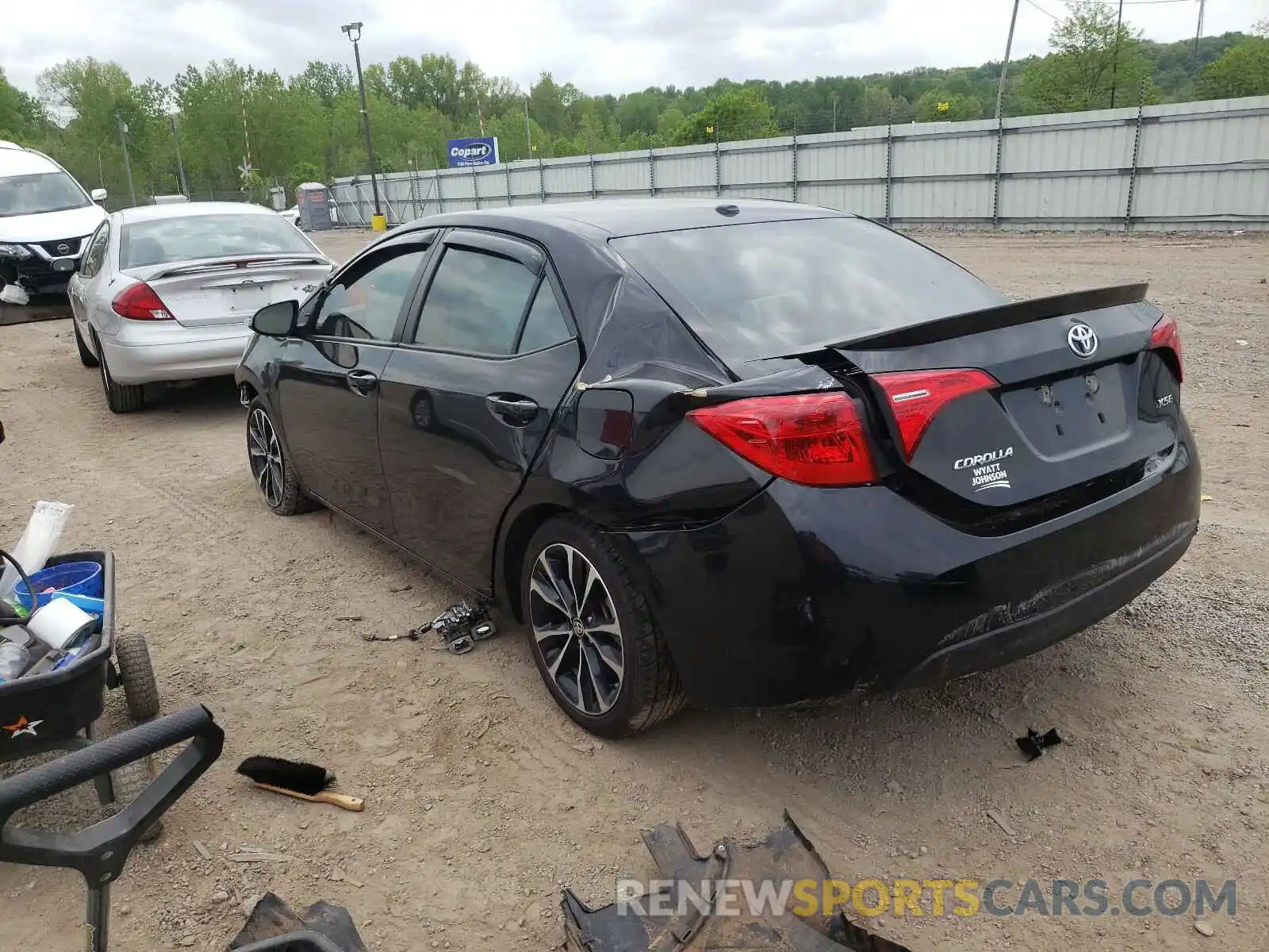 3 Photograph of a damaged car 2T1BURHE1KC221911 TOYOTA COROLLA 2019