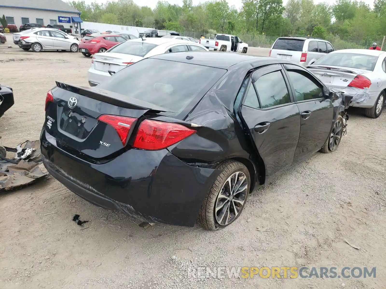 4 Photograph of a damaged car 2T1BURHE1KC221911 TOYOTA COROLLA 2019