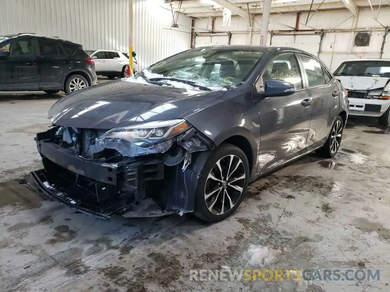 2 Photograph of a damaged car 2T1BURHE1KC222301 TOYOTA COROLLA 2019