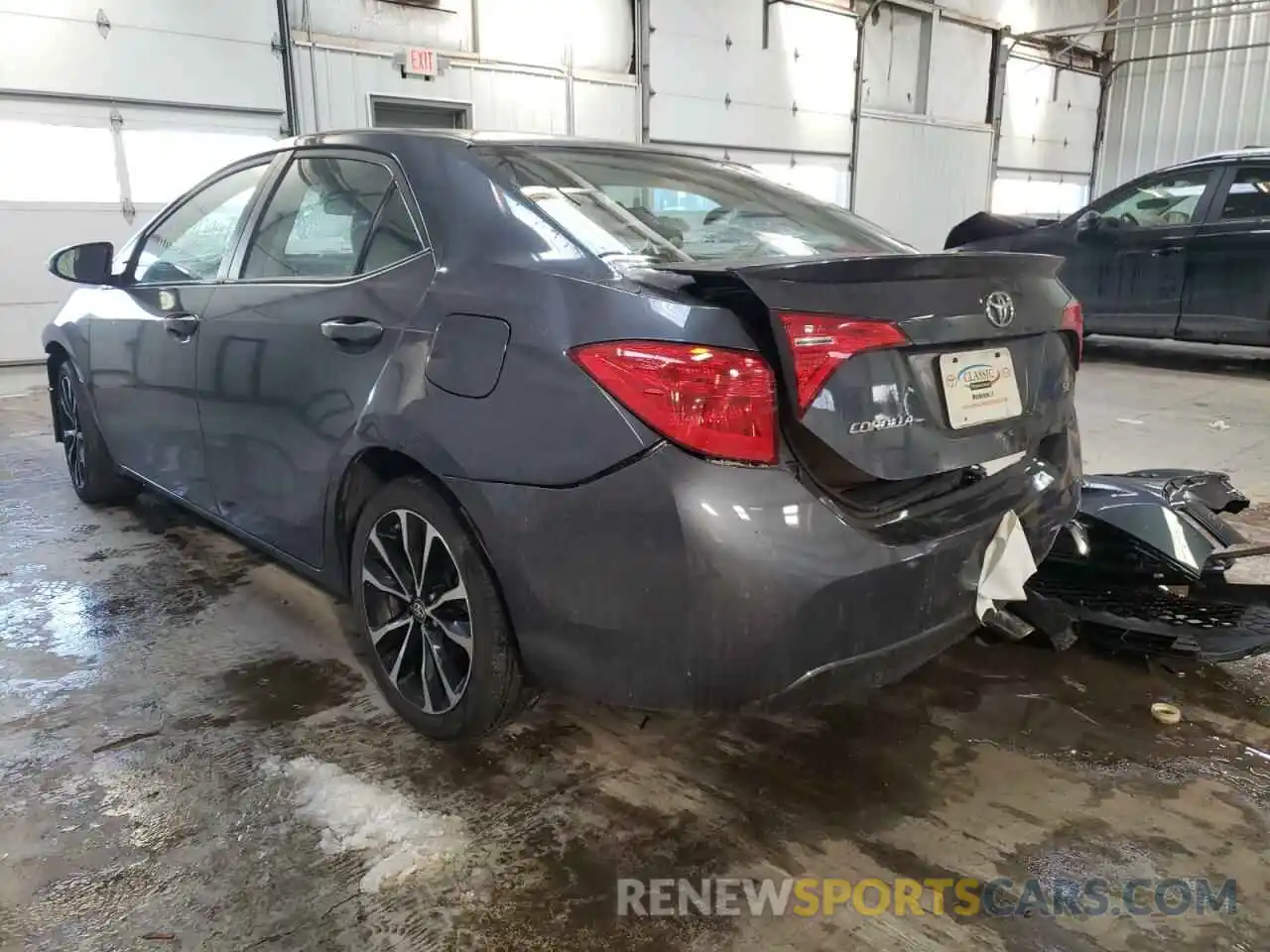 3 Photograph of a damaged car 2T1BURHE1KC222301 TOYOTA COROLLA 2019