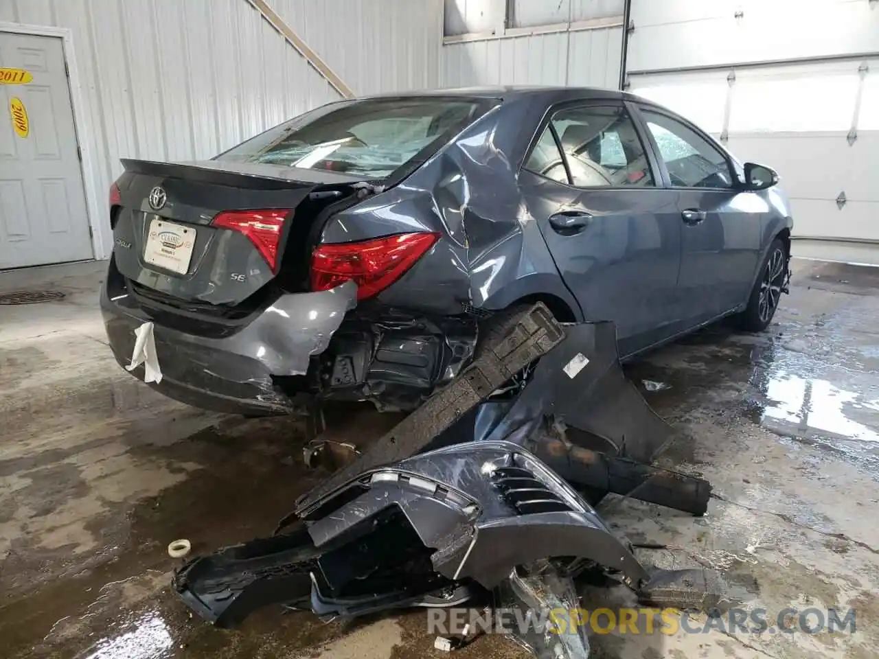 4 Photograph of a damaged car 2T1BURHE1KC222301 TOYOTA COROLLA 2019