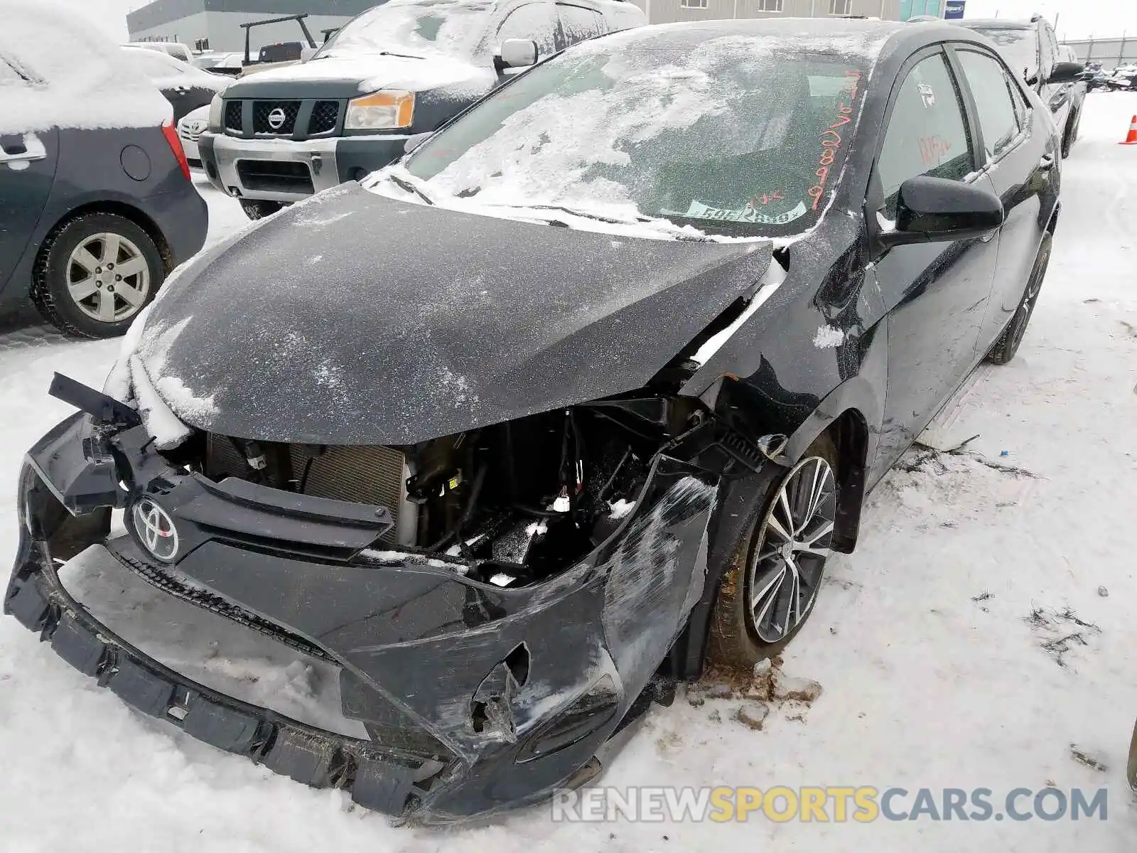 2 Photograph of a damaged car 2T1BURHE1KC222458 TOYOTA COROLLA 2019