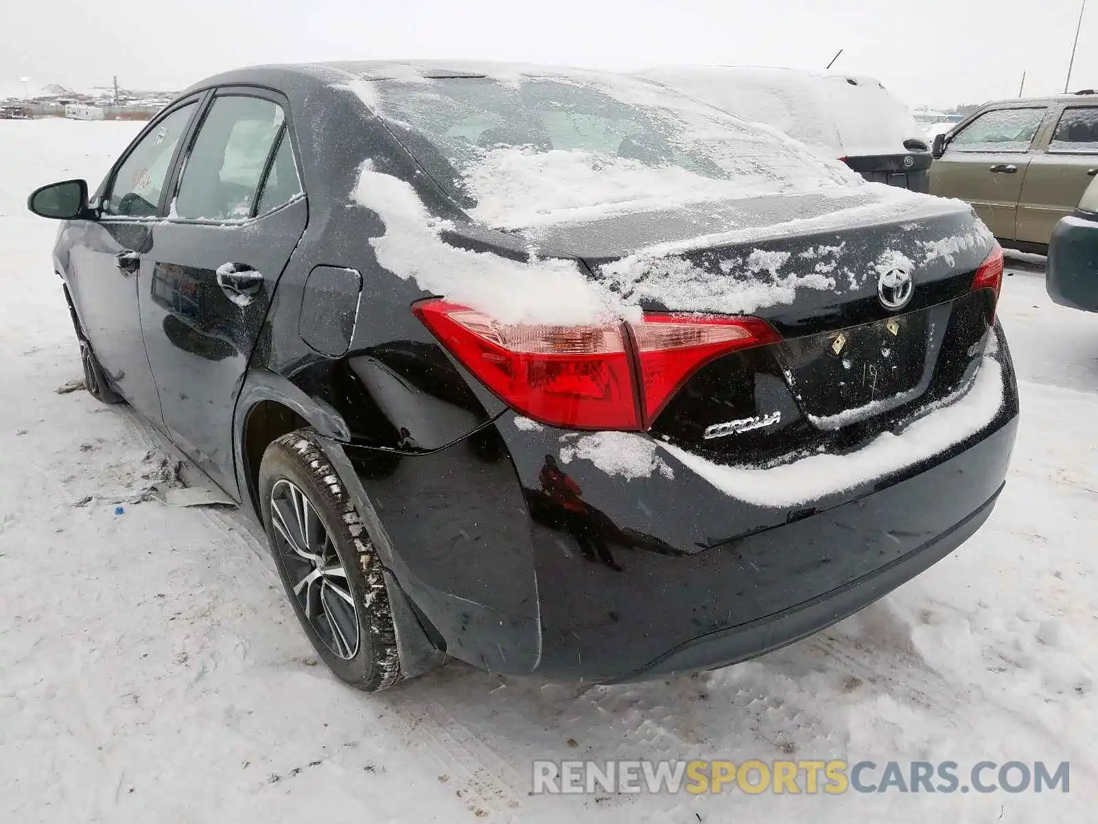 3 Photograph of a damaged car 2T1BURHE1KC222458 TOYOTA COROLLA 2019